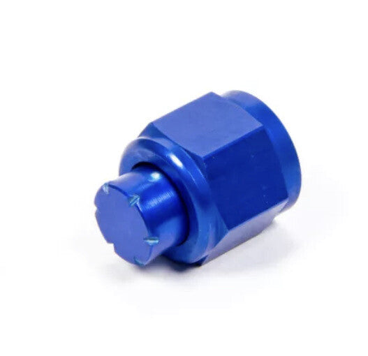 Eaton Aeroquip FCM3741 Aluminum Fitting Cap in Blue Anodized  -08AN