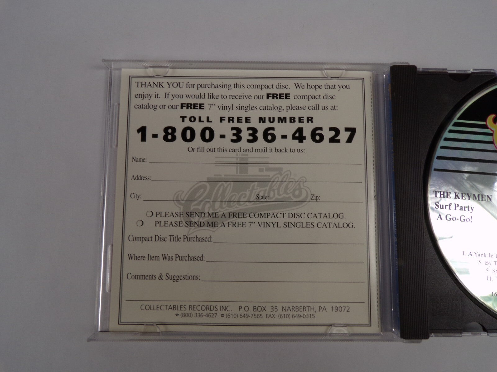 The Keymen Surf Party A Go-Go! Surf Breeze Shop Around This Time  CD#40
