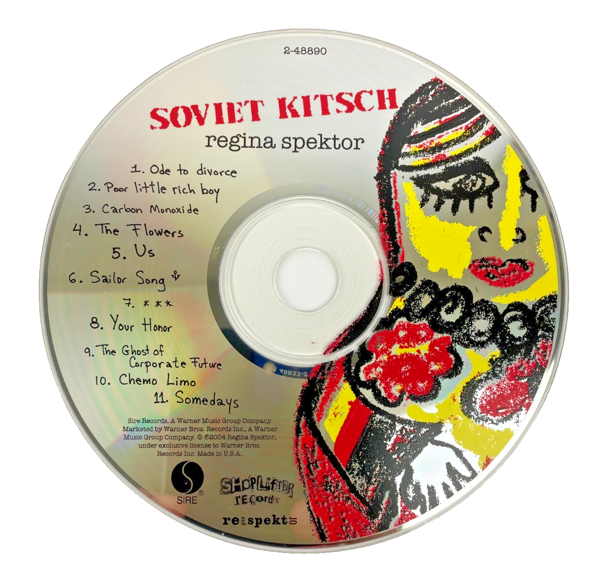 Regina Spektor – Soviet Kitsch Digital Audio CD Shoplifter Records 2004