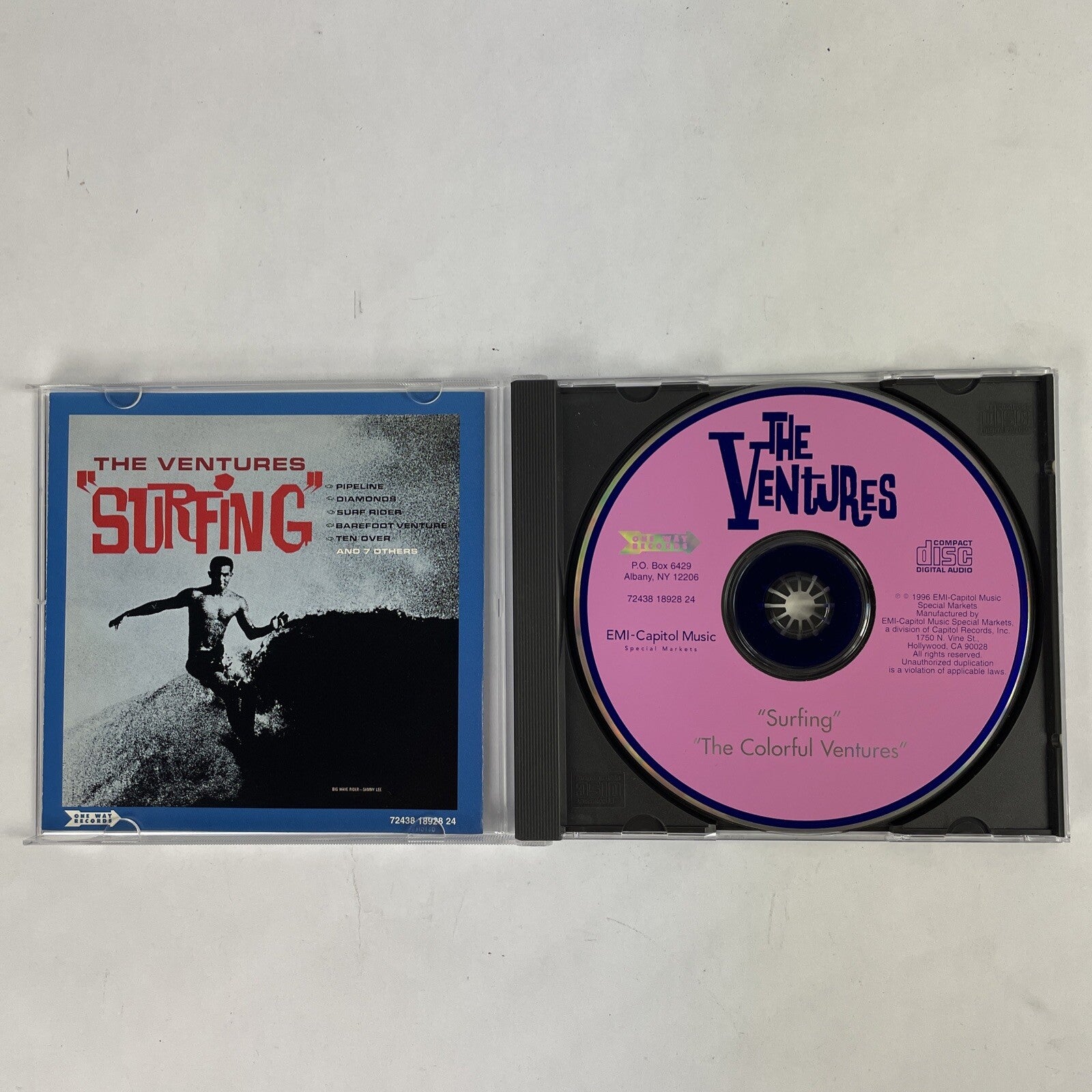 The Ventures - Surfing/Colorful Ventures  CD (1996)  #17 