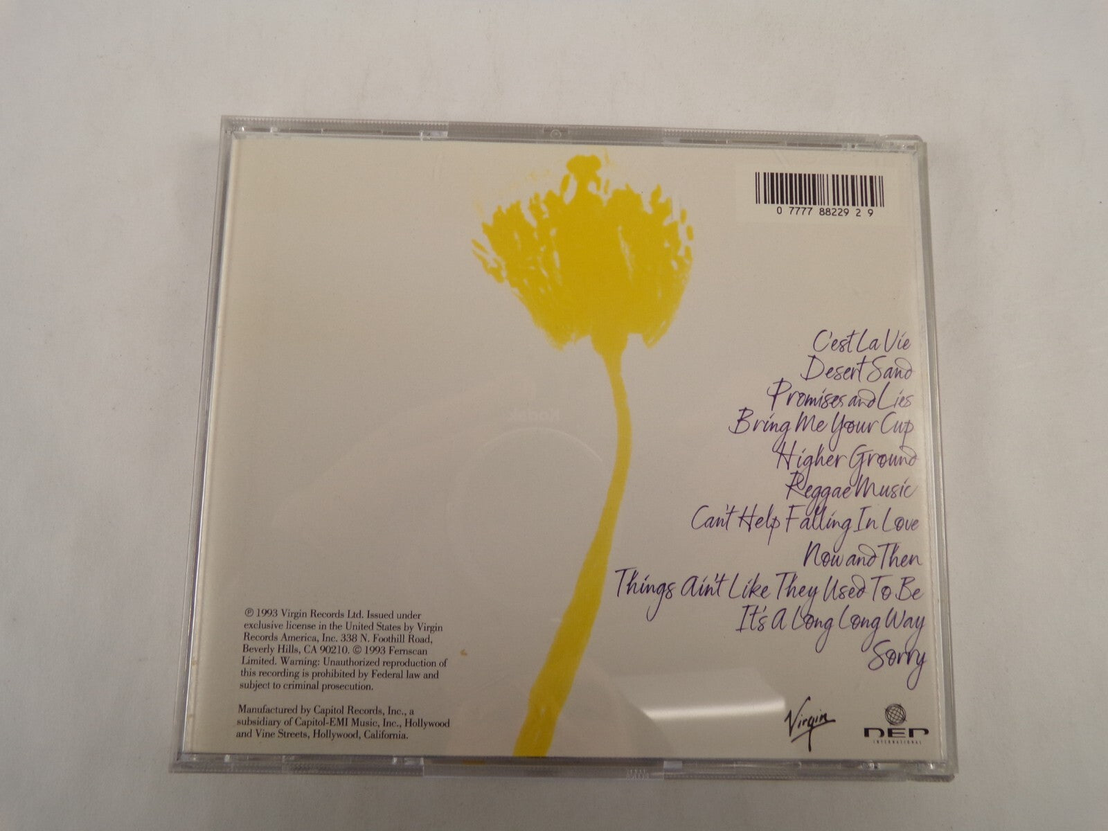 Ub40 Promises And Lies Cest La Vie Desent Sand Bring Me Your Cup Higher CD#54