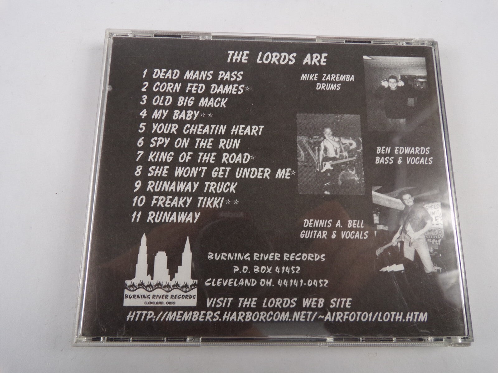 Lords Of The Highway Dangerous Curves Ahead Dead Mans Pass My Baby CD#37
