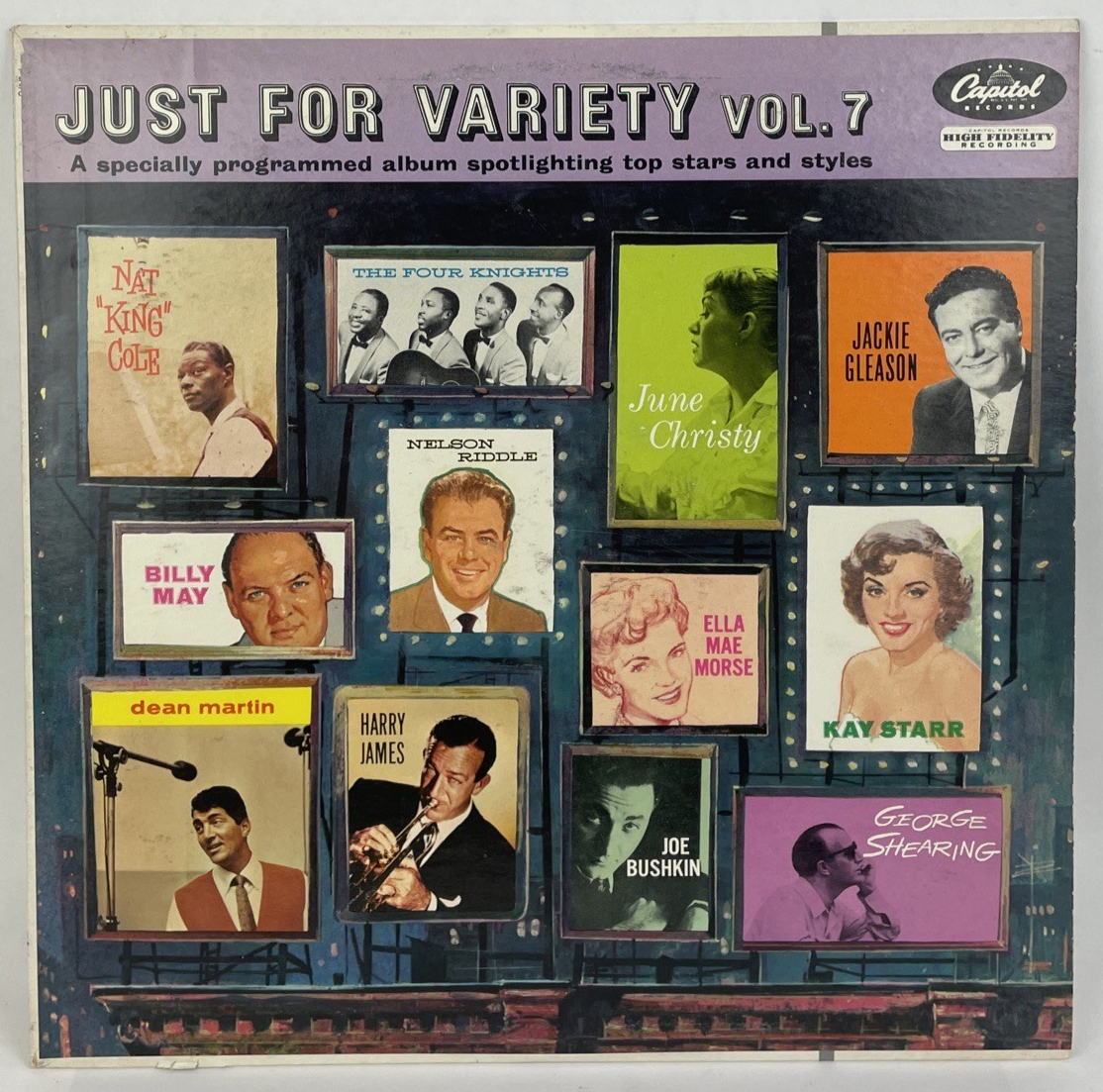 Various Jazz Pop - Just For Variety Vol 7 , LP Vinyl Record 12" Assorted Artists