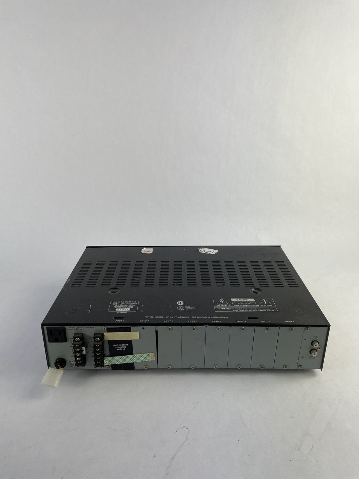 TOA M-900MK2 900 Series II 30W 8-Channel  Mixer Amplifier - Untested