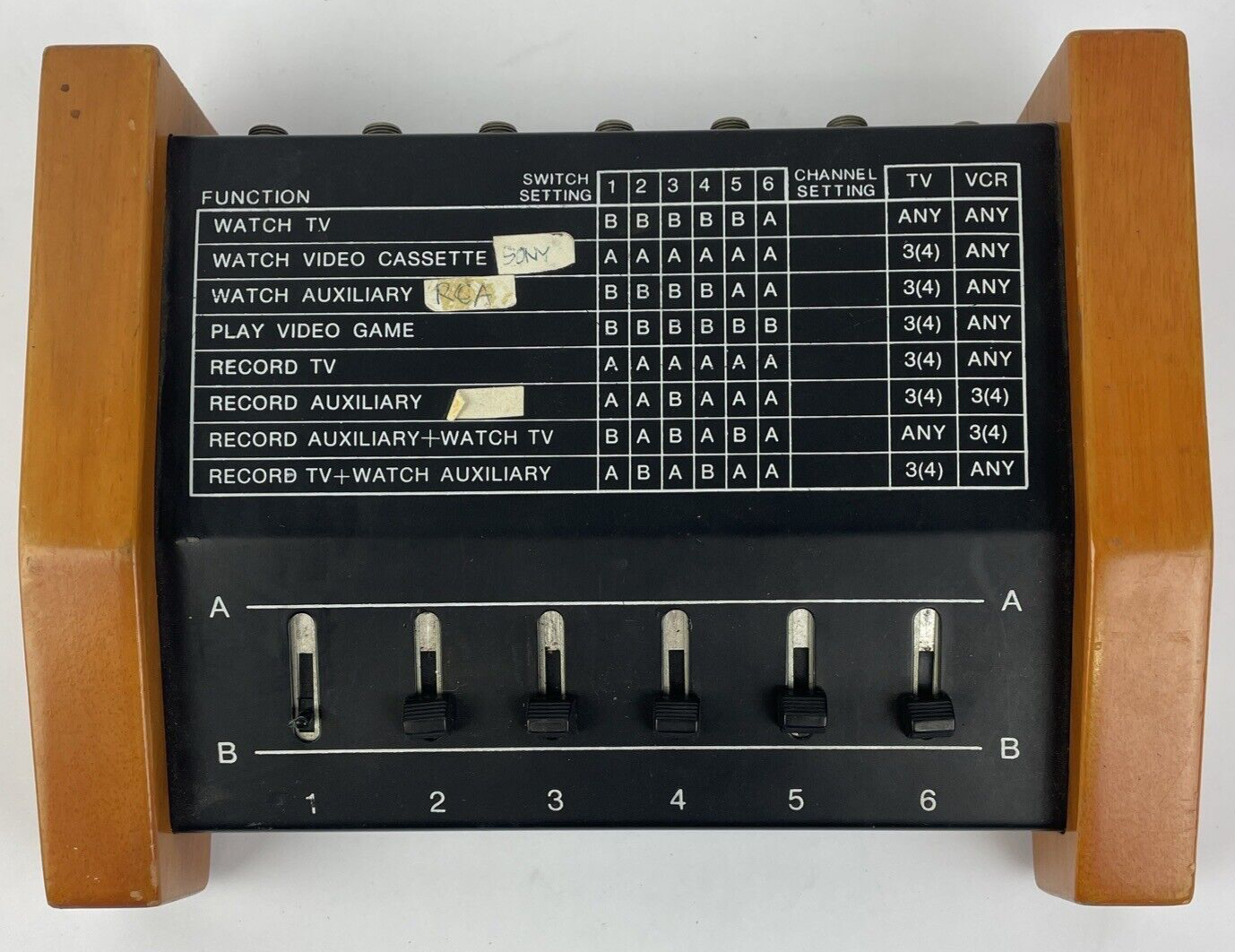 Vintage Jasco VCR Master Control 3051 VCR Record Video Gaming Model AB-58