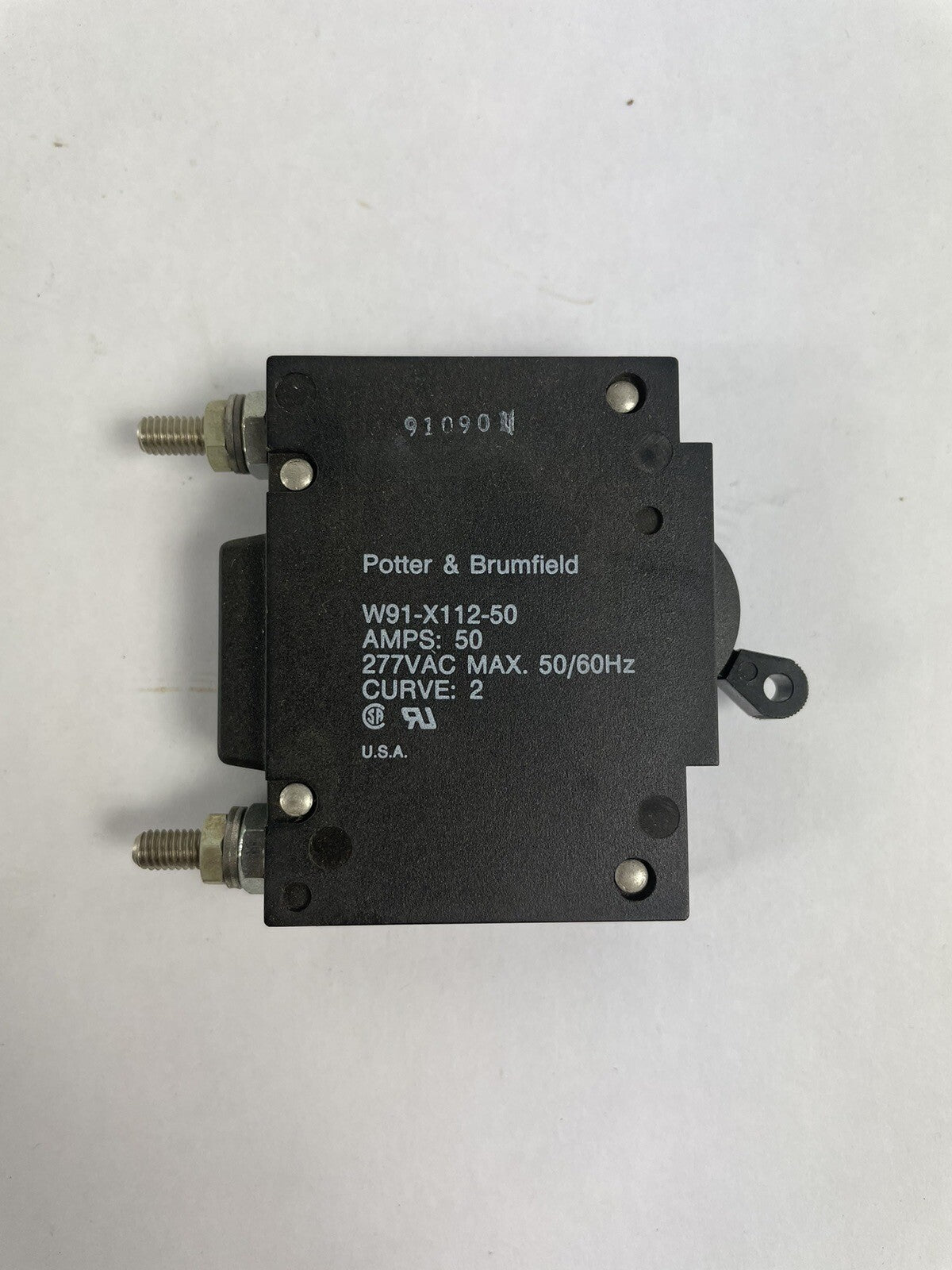 POTTER & BRUMFIELD W91-X112-50 TE Connectivity 50 Amp Hydraulic Magnetic Circuit
