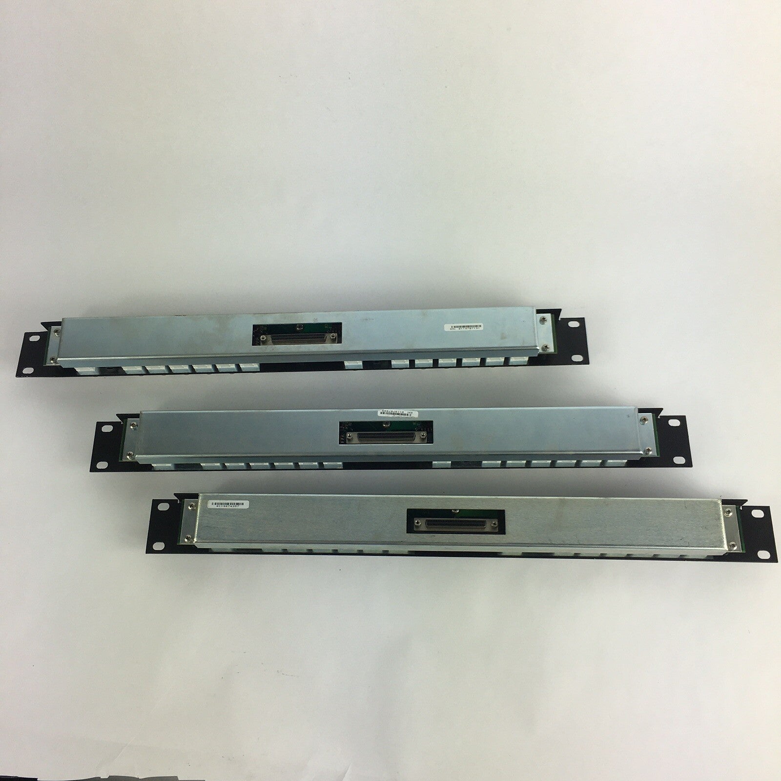 (Lot of 3) Evertz X1202ABO 12 x 2 BNC I/O Unbalanced AES Breakout Panel