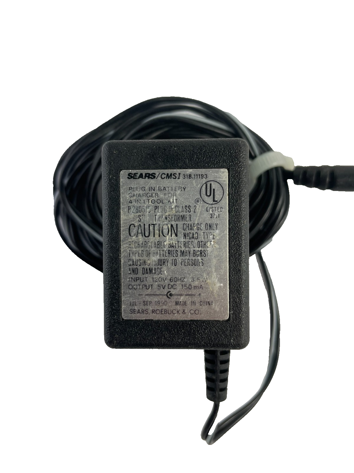Geniune Sears Model P280515 Output 5V 0.15A AC Power Supply AC Adapter #A78
