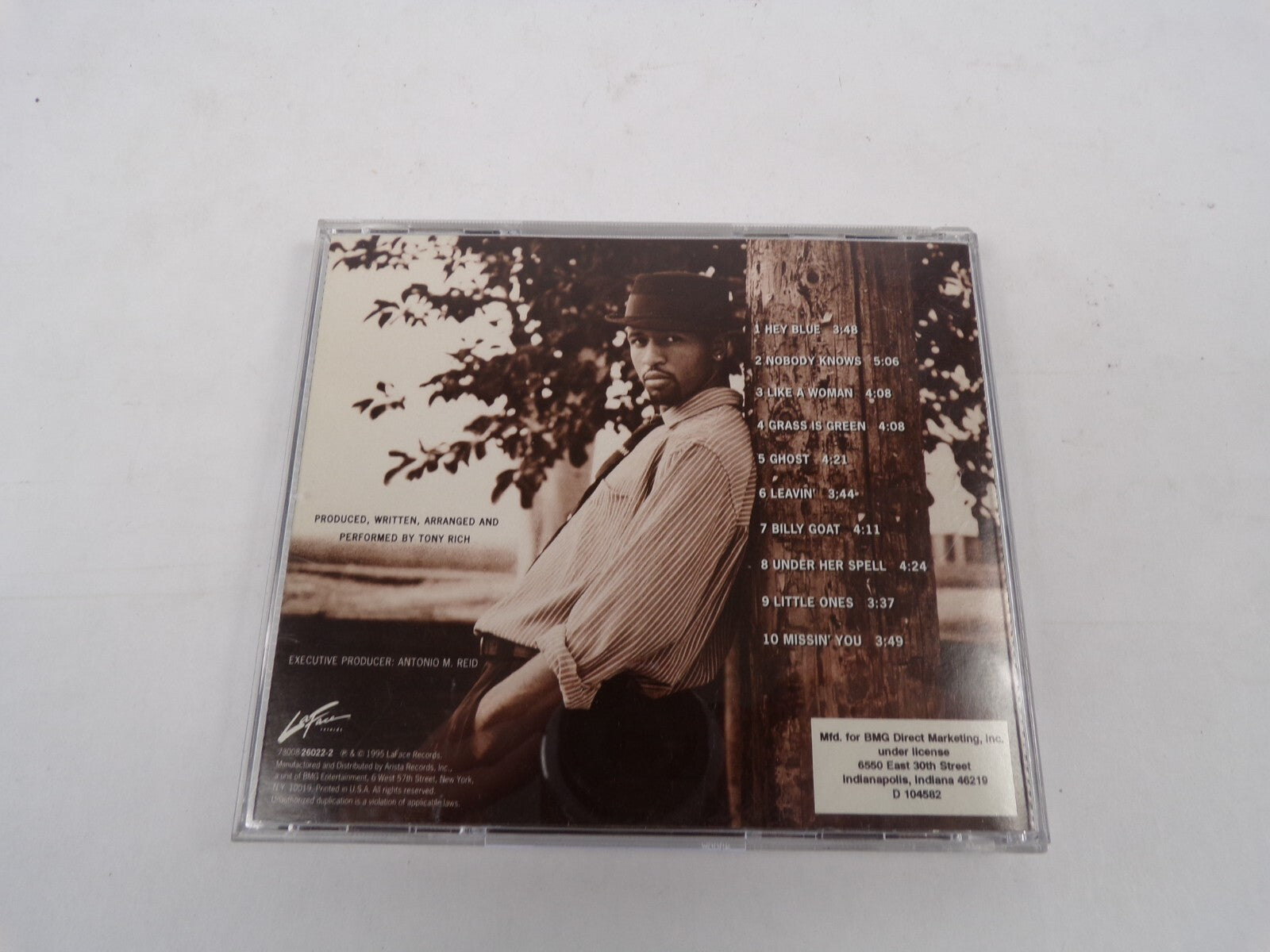 The Tony Rich Project Words  Hey Blue Nobody Knows Like A Woman Grass Is CD#26