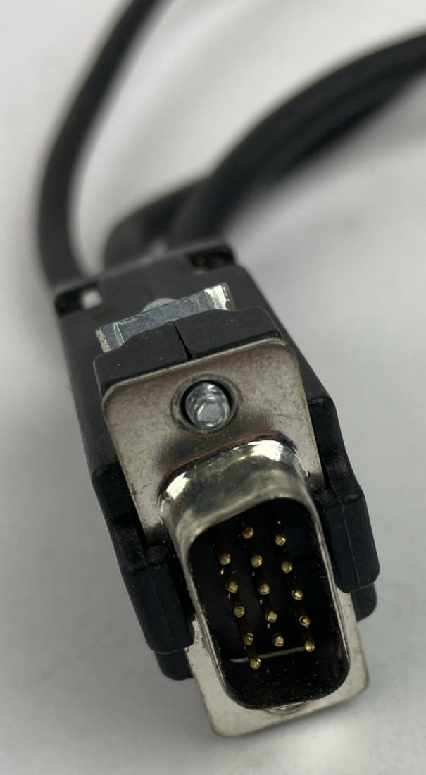 DB15 Male Cable to 2 x Neutrik XLR 4 Pin Male + to Lemo FGG.1B 10 Pin Male Cable