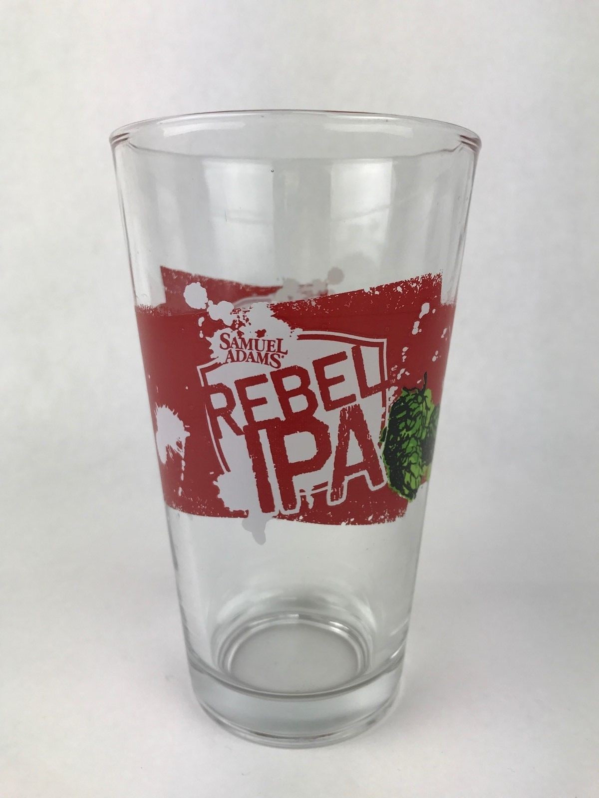Samuel Adam's BEER Rebel IPA Pint Glass Barware BOSTON 