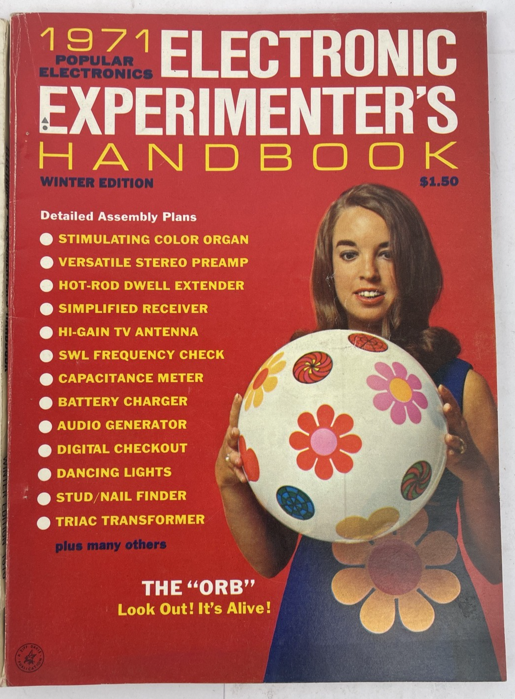 2 x 1970 1971 Electronic Experimenter's Handbook Project Plans Winter Edition
