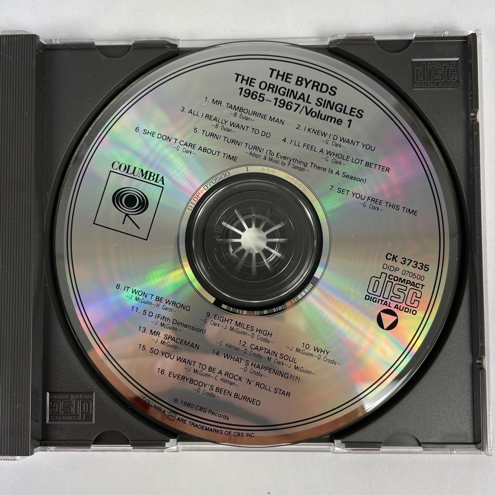 The Byrds - Original Singles 1965-1967/ Volume 1 CD  #18 