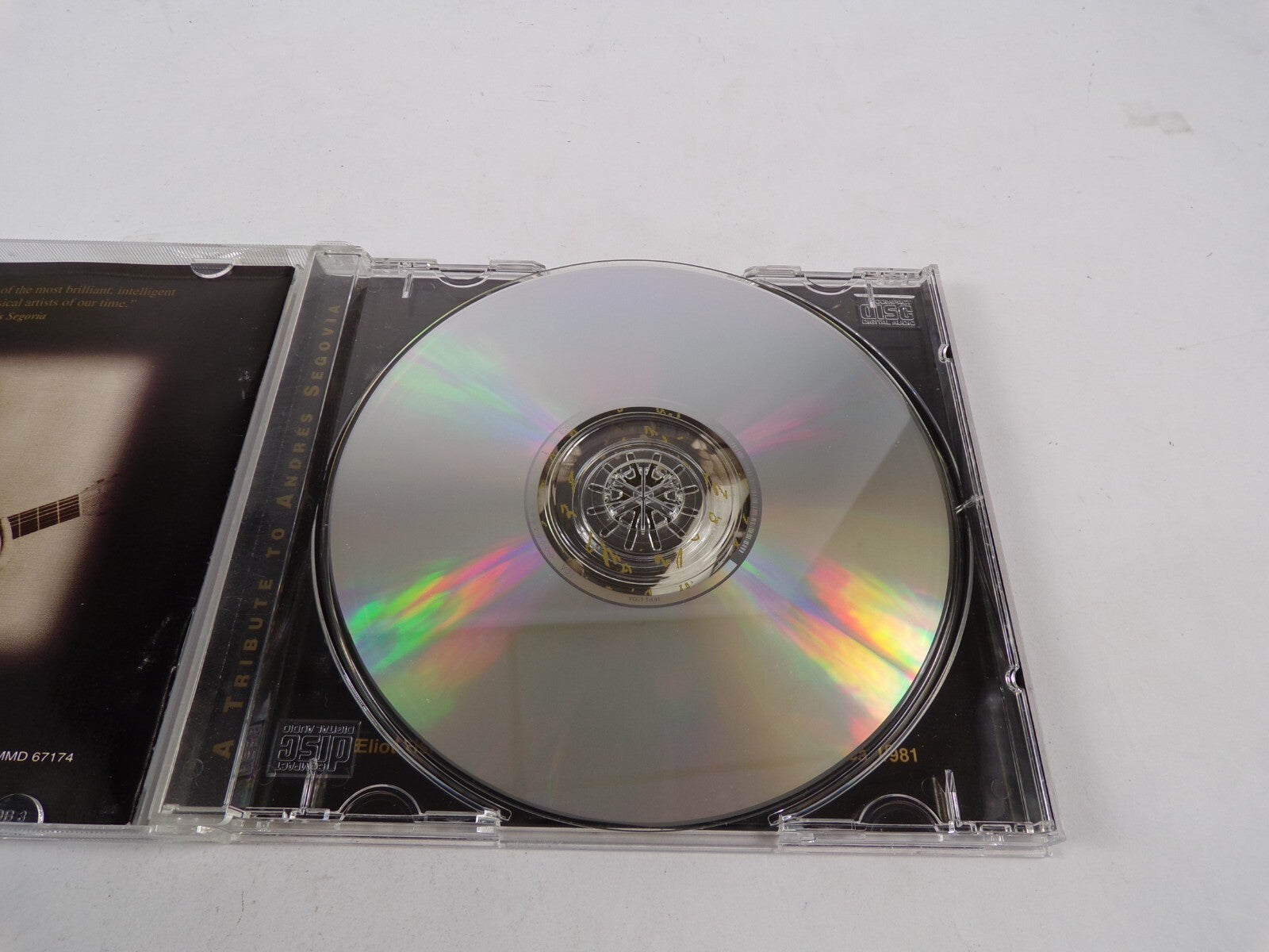 World Premiere Recording Segovia Canciones Populares Eliot Fisk Guitar CD #40