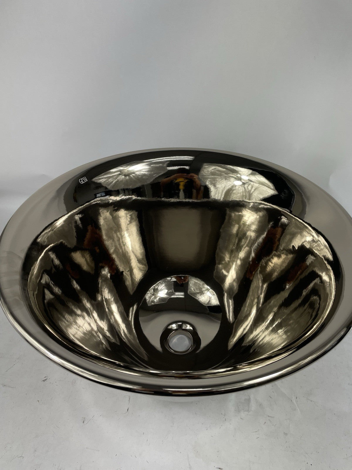 Gessi Goccia countertop washbasin bright copper luxury vessel sink