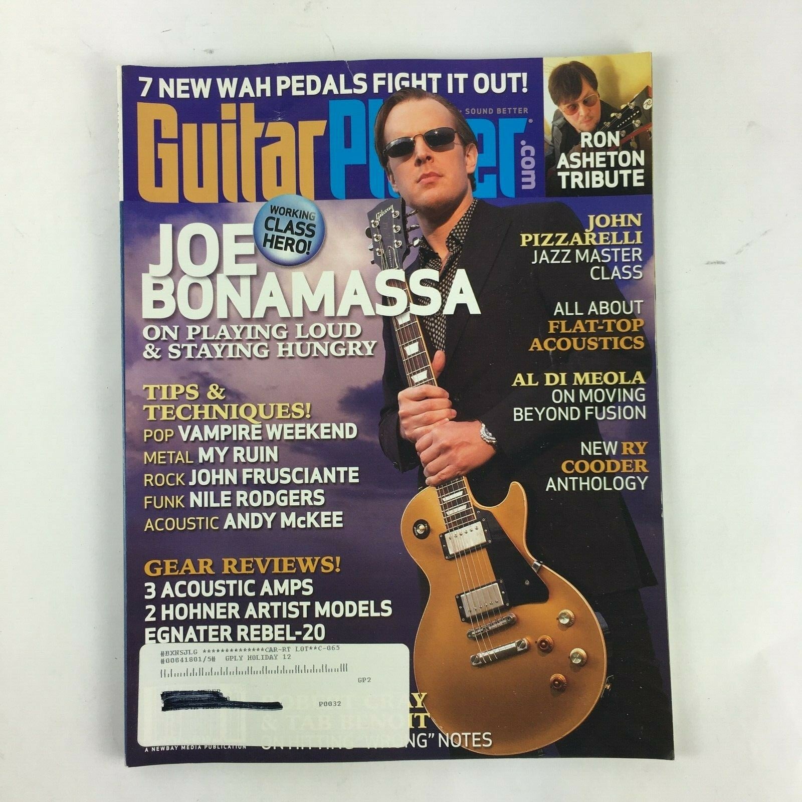 2001 Guitar Player Magazine Joe Bonamassa Ron Asheton John Pizzarelli AlDI Meola