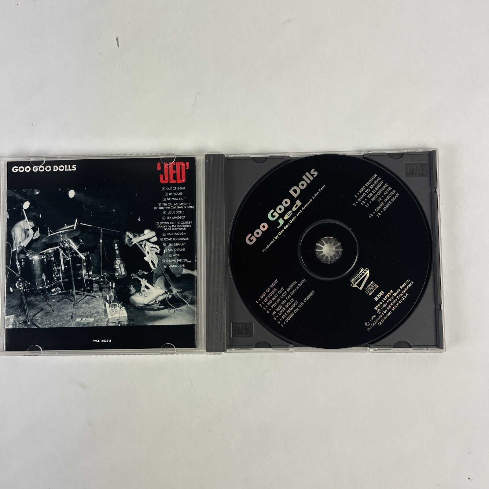 Goo Goo Dolls - Jed CD (1994).   #16