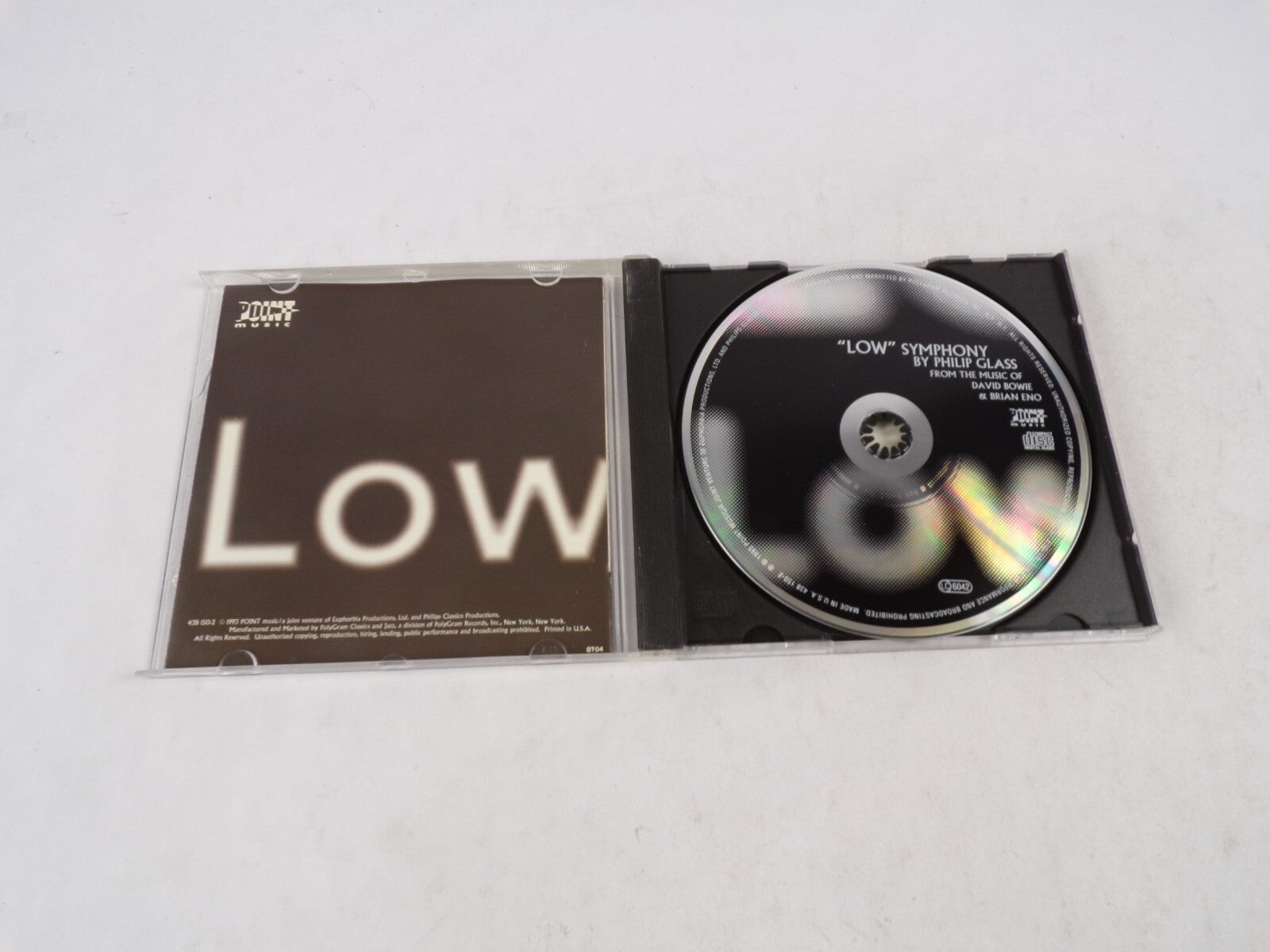 Symphony By Philip Glass Low From The Music Of David Bowie & Brain Eno CD#31