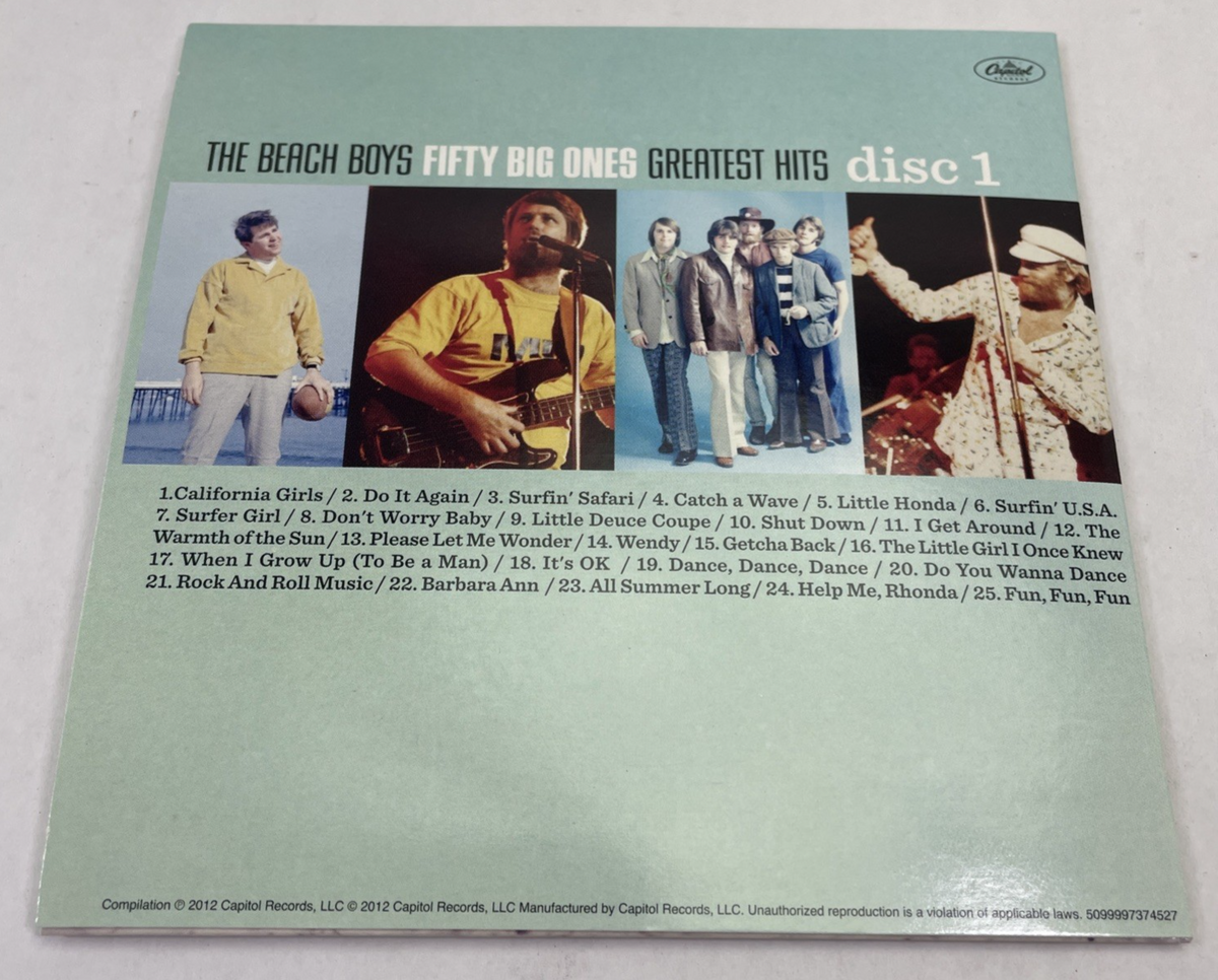 BEACH BOYS 50 Big Ones Greatest Hits 2 CD BOX 7 Postcards 24 page book 2012 NM
