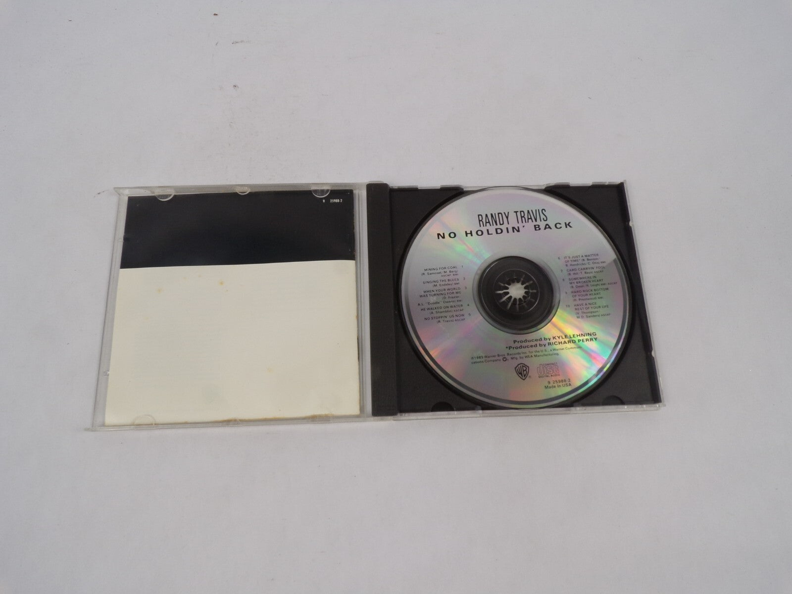 No Holdin' Back Randy Travis Mining For Coal Singing The Blues When Your CD#69