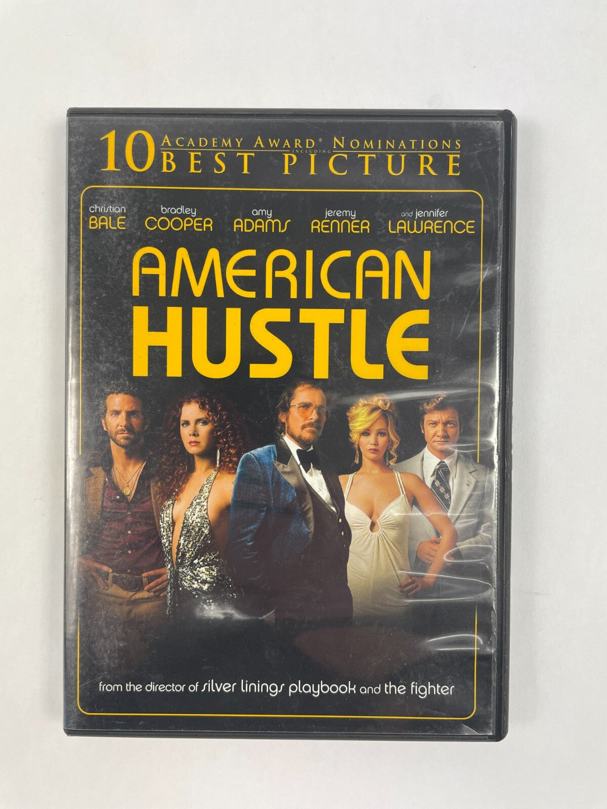 American Hustle Christian Bale Bradley Cooper Amy Adams Jeremy Renner  DVD Movie