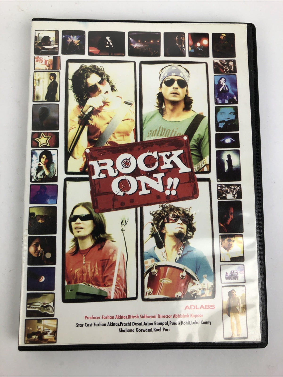 ROCK ON - FARHAN AKHTAR, SHAHANA -BOLLYWOOD DVD Video - MULTI SUBTITLES VGC