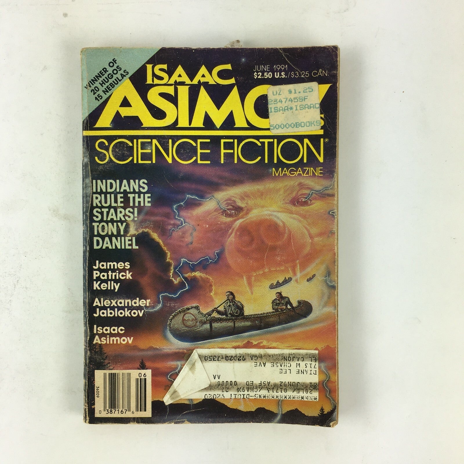 June 1991 Isaac Asimov's Science Fiction Magazine James Patrick Kelly Alexander
