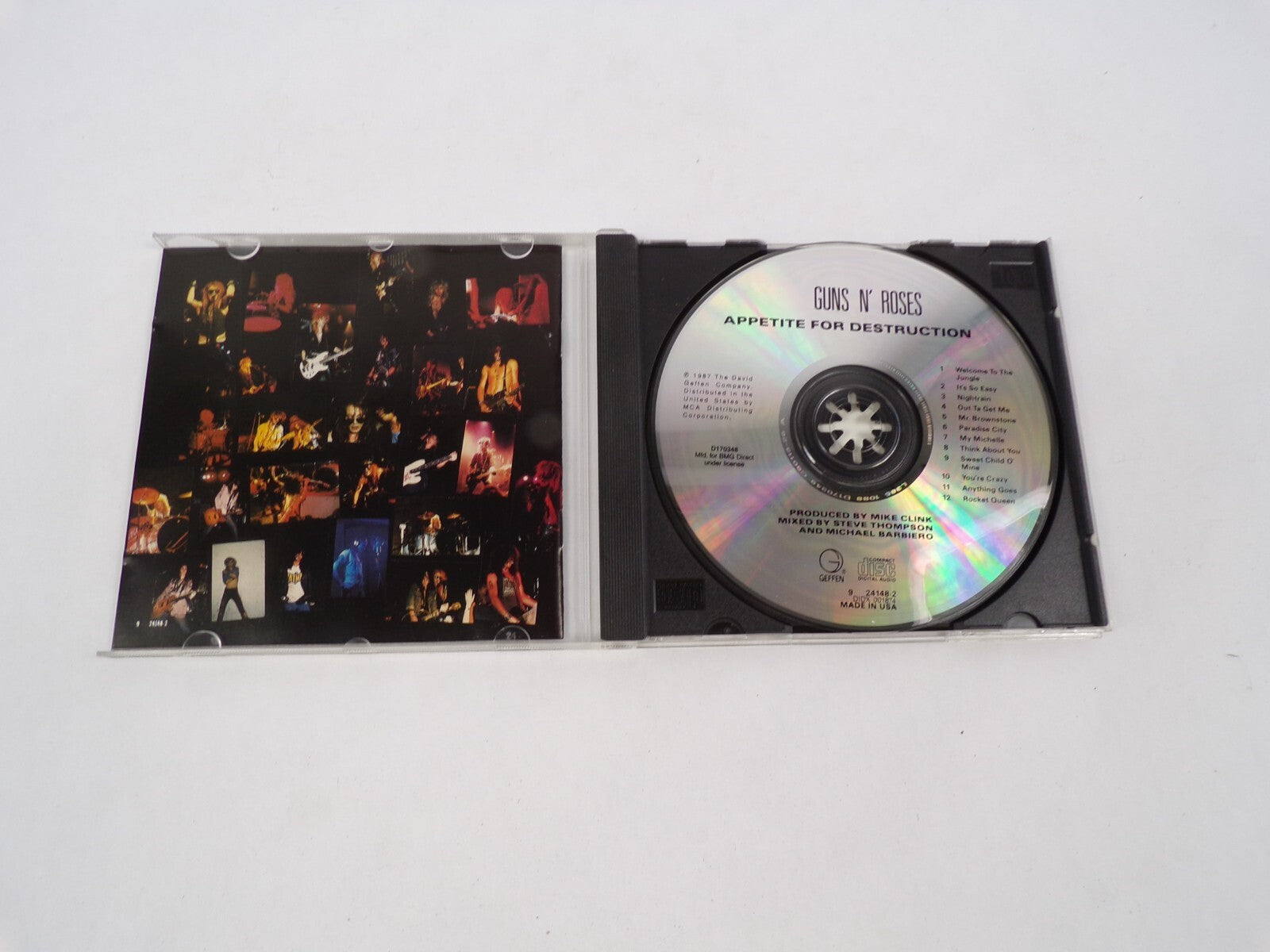 Guns N' Roses Appetite For Destruction It's So Easy Nightrain Out Ta Get MeCD#63