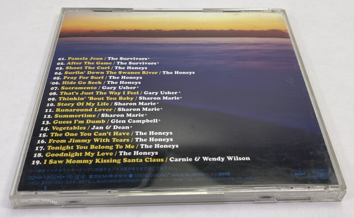 THE BRIAN WILSON PRODUCTIONS JAPAN CD TOCP66034 HONEYS GARY USHER JAN & DEAN NEW
