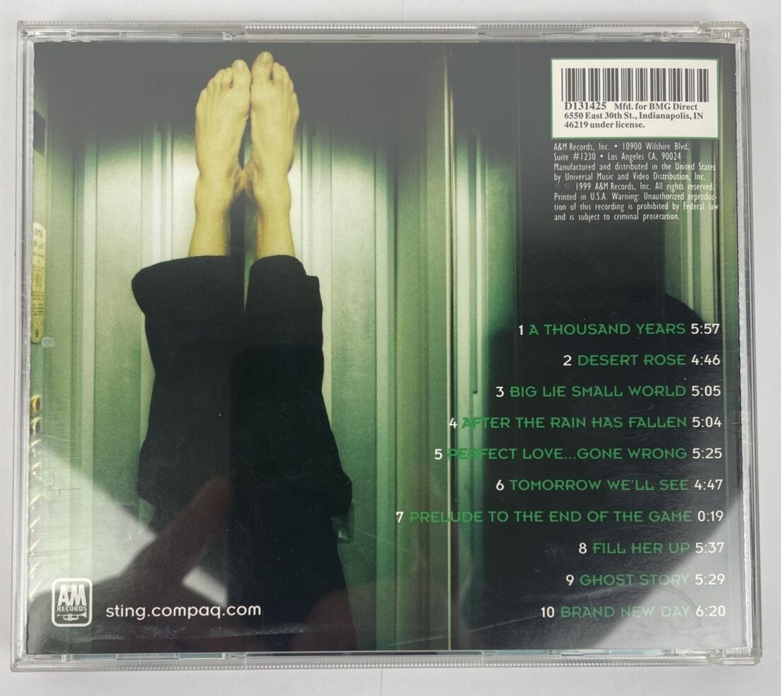 Sting - Brand New Day Digital Audio CD A&M Records 1999 10 Tracks VGC          S
