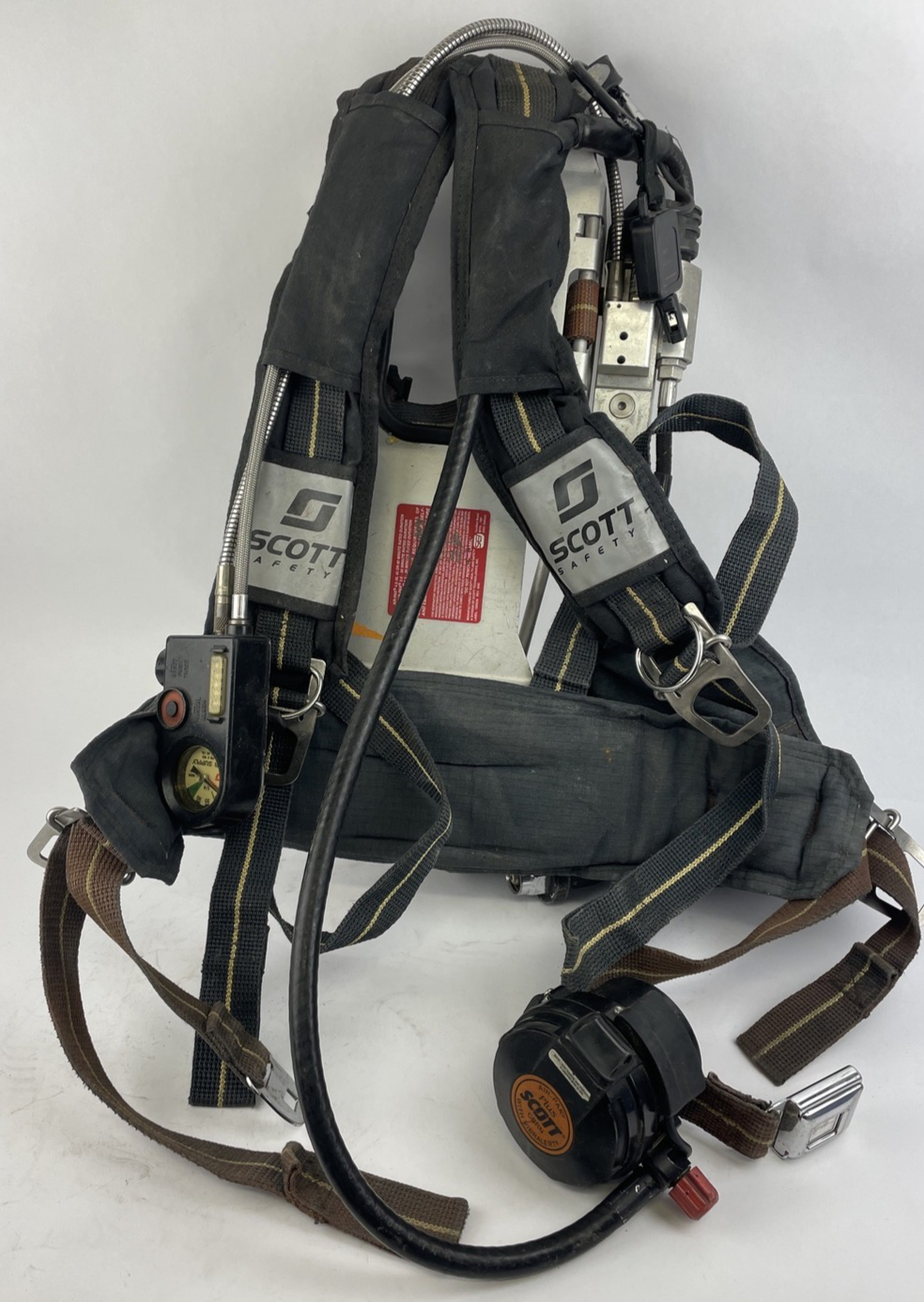 SCOTT SAFETY 4.5 4500 SCBA Air Pack Harness EZ-Flow Air Pak Plus with Sensor  i