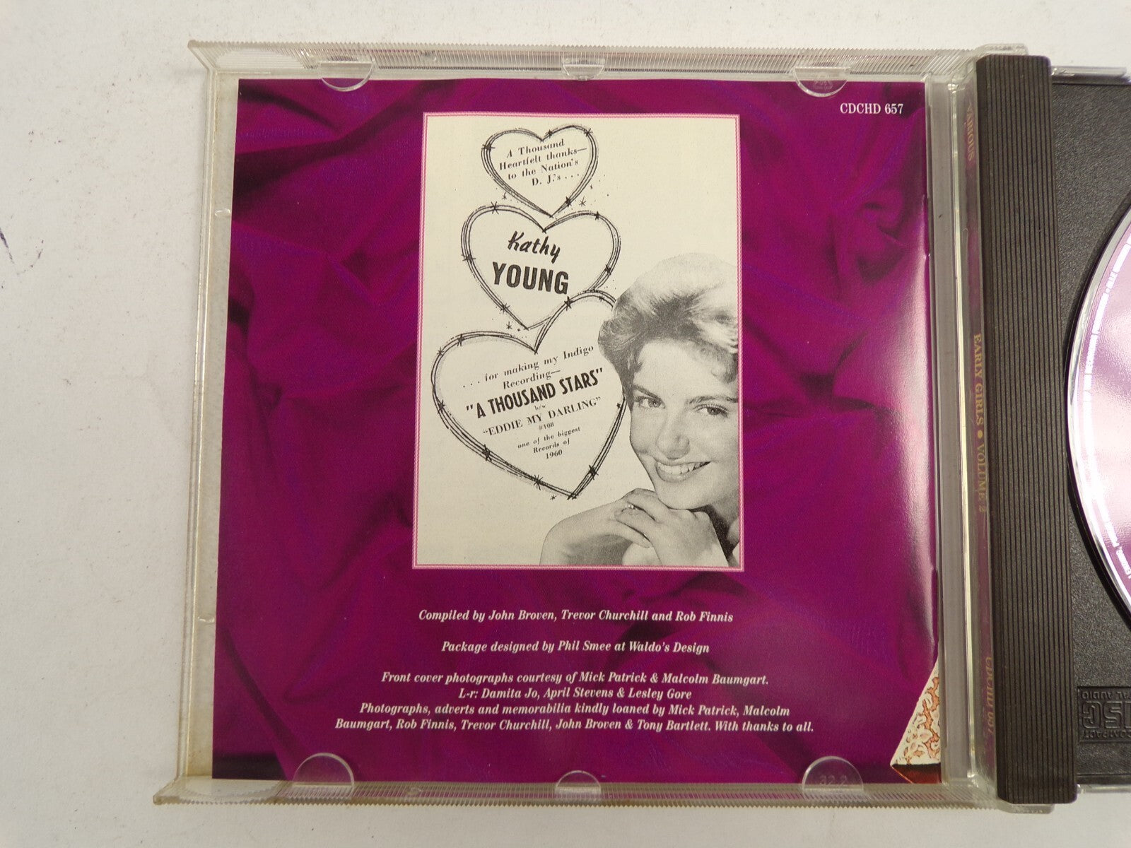 Early Girls Vol 2 Tell Him Bobby's Girl The Street Cry Baby Sugartime CD#48