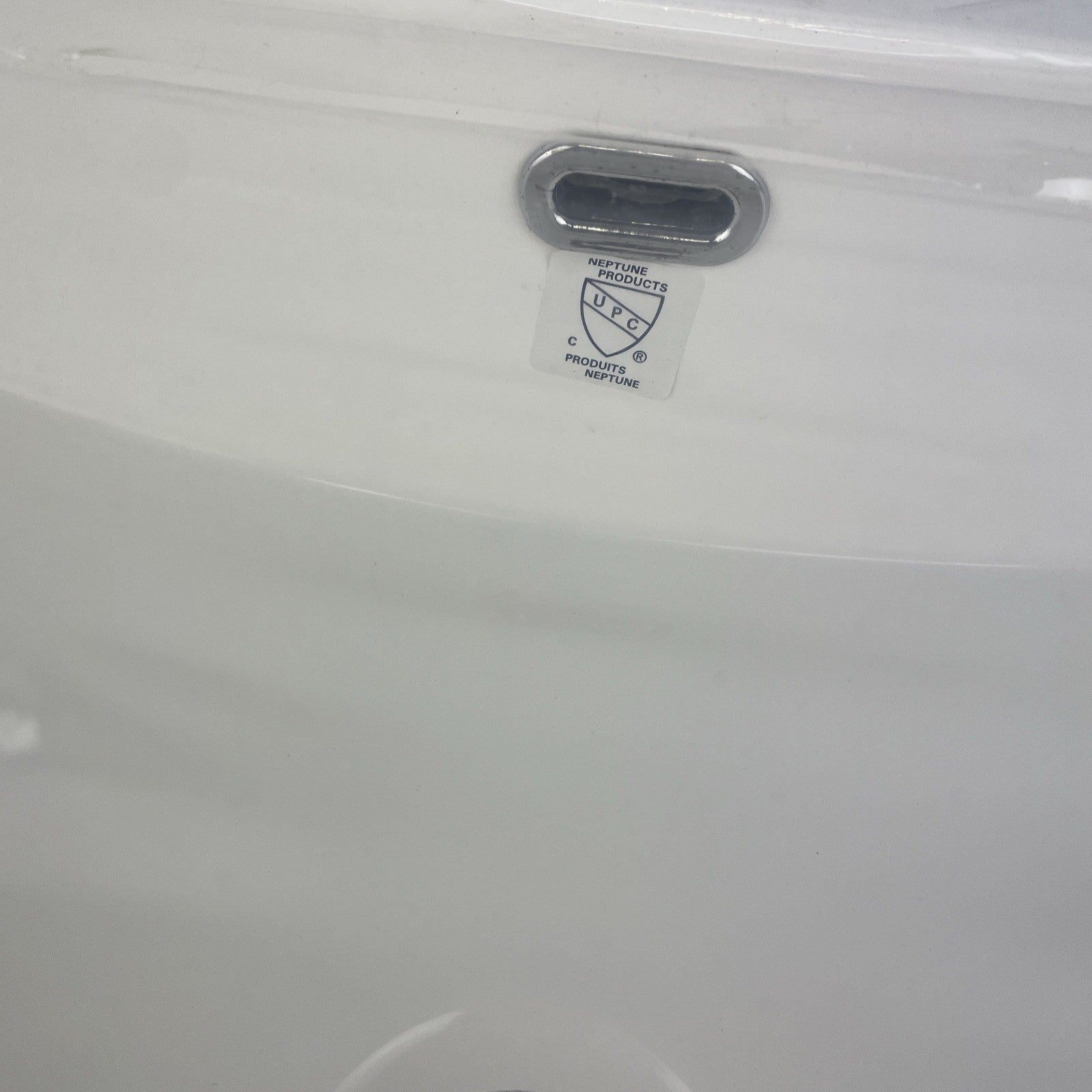 NEPTUNE PRODUCTS 28" x 17" White Drop-In Bathroom Sink Ceramic Rectangle White