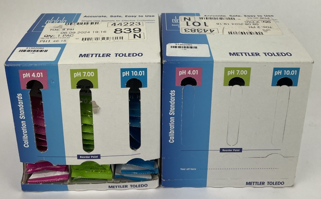 NEW 2 Mettler Toledo Rainbow Kit II 30/pk 3x10x 20mL Single-Use Sachets 51302080