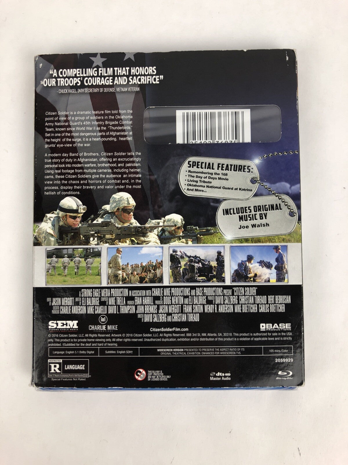 Citizen Soldier [Blu-Ray Disc, 2016] RARE! NEW FACTORY SEALED 🇺🇸 USA! FSTSHP