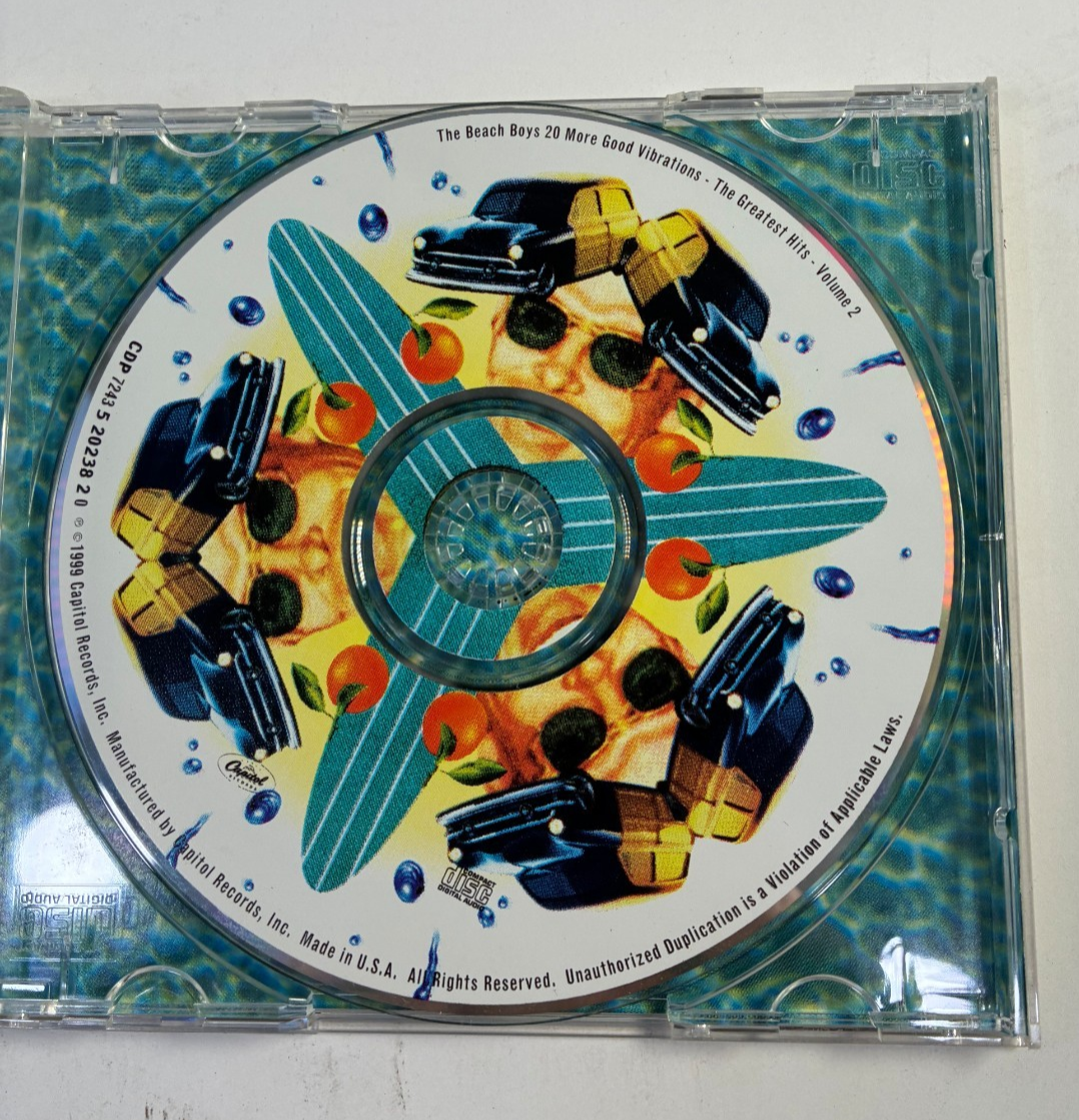 Beach Boys Greatest Hits Vol 2: 20 More Good Vibrations Capitol CD 1999