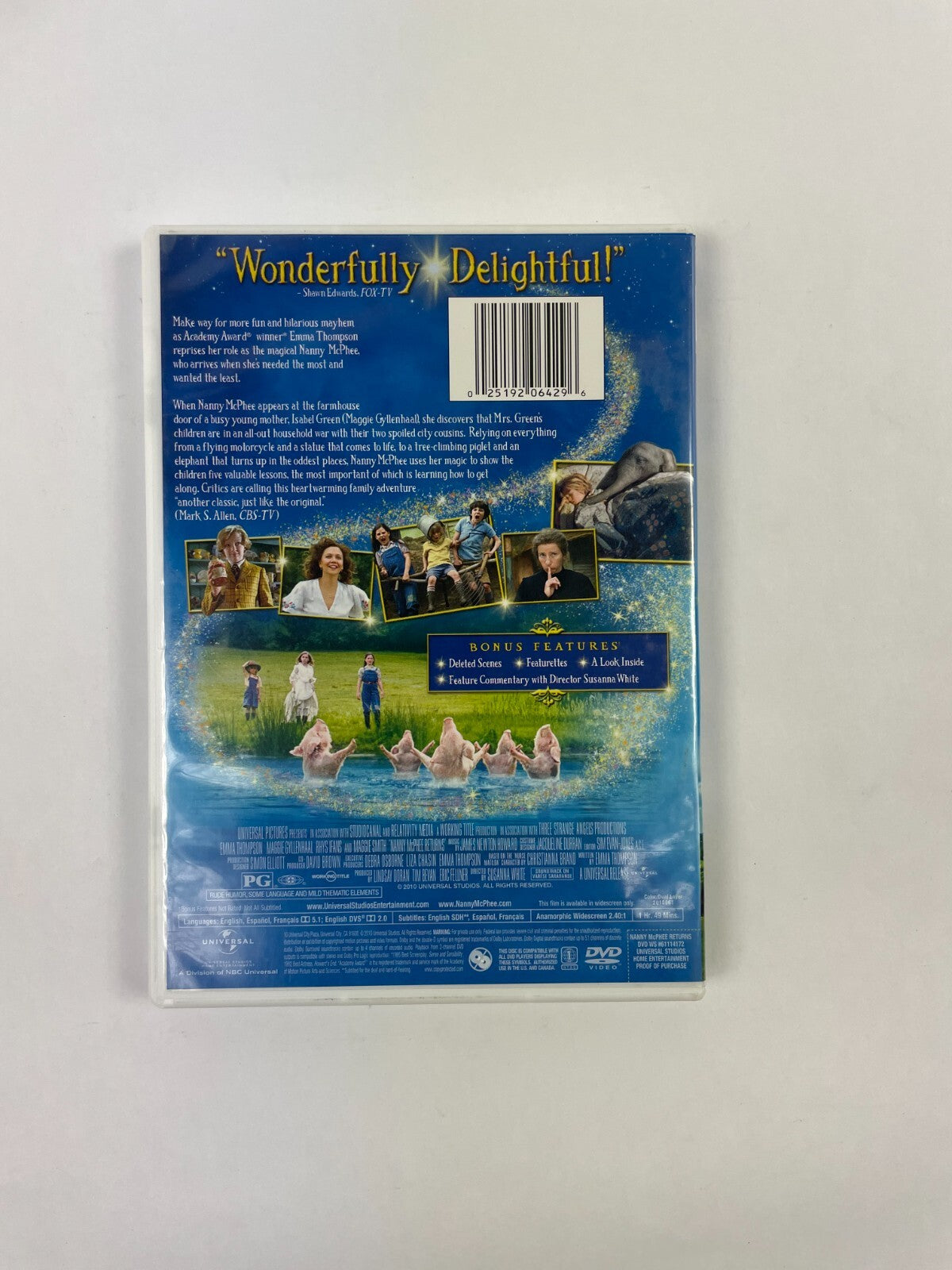Emma Thompson Nanny Mcphee Returns The Perfect Family Movie! DVD Movie