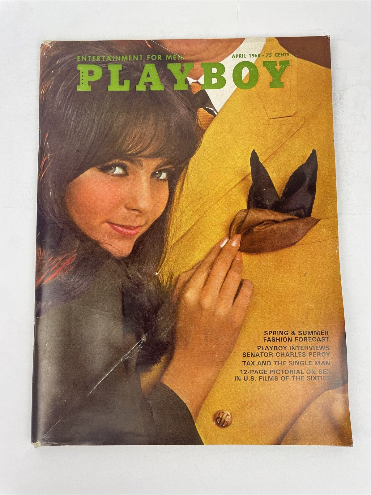 PLAYBOY MAGAZINE APRIL 1968, PMOM: , GAYLE RENNE, CHARLES PERCY, VERY GOOD
