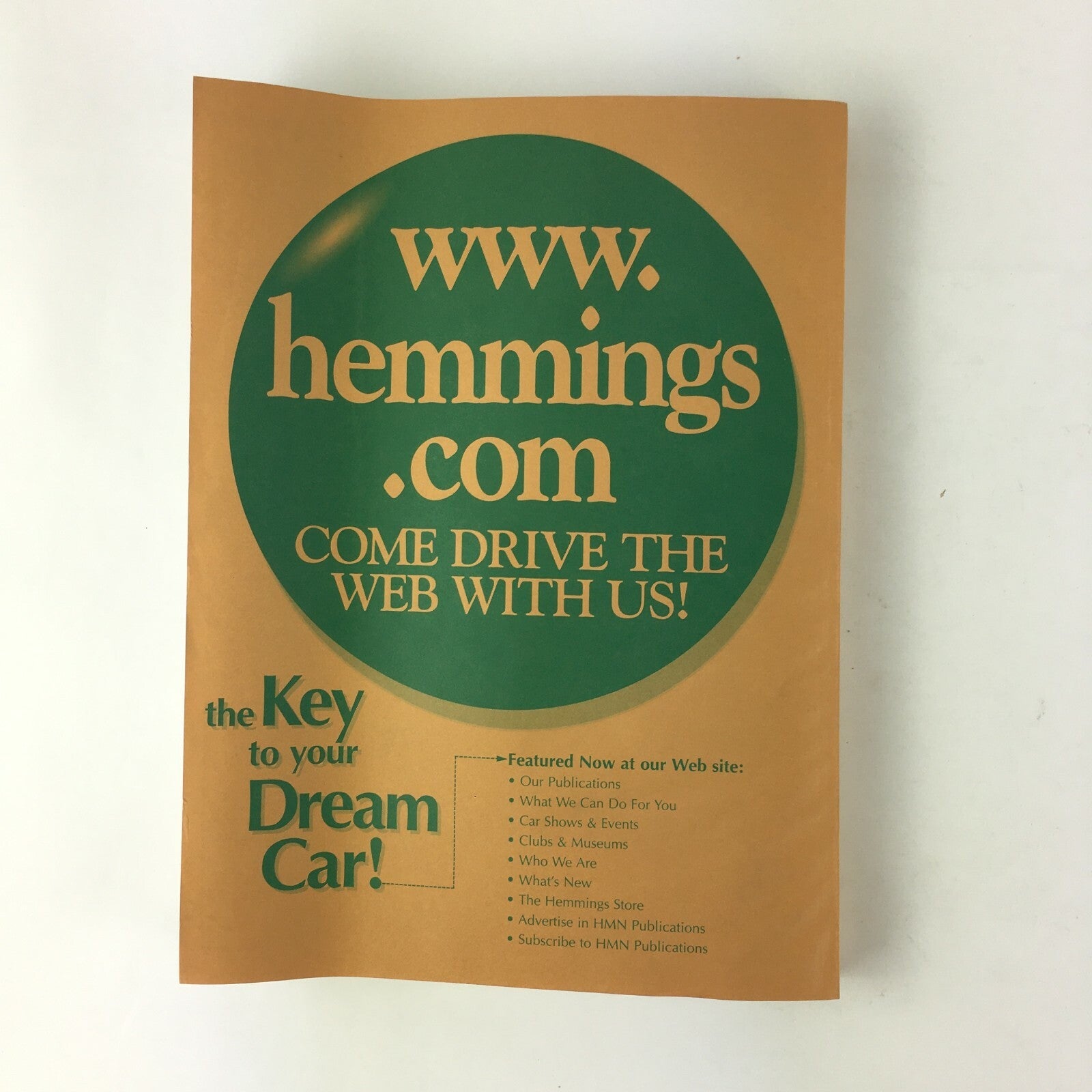 December 1998 Hemmings Motor News Miss The '60 ? Flashback
