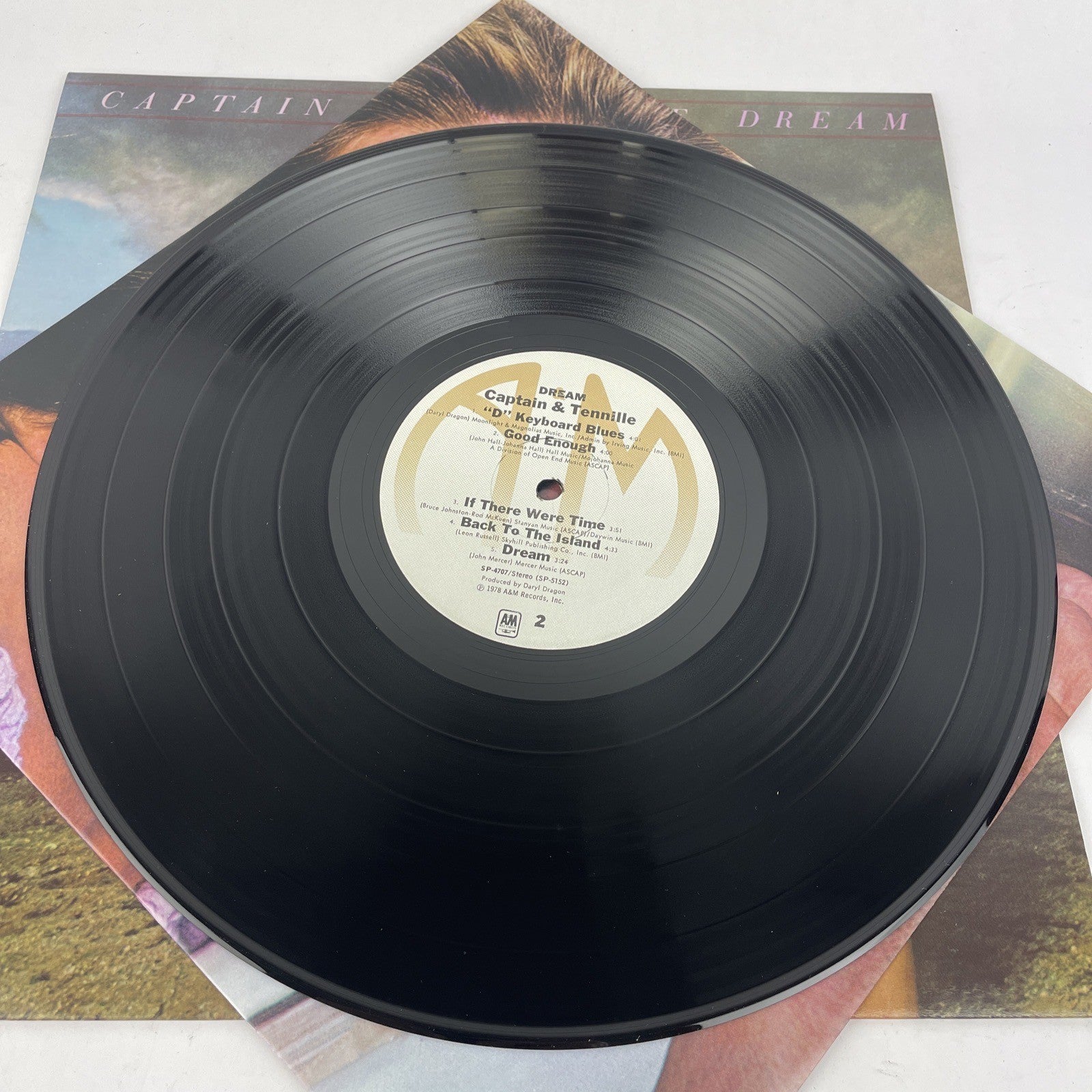 Captain & Tennille Dream A&M SP-4707 Vinyl Record Album LP 1978 A&M Records