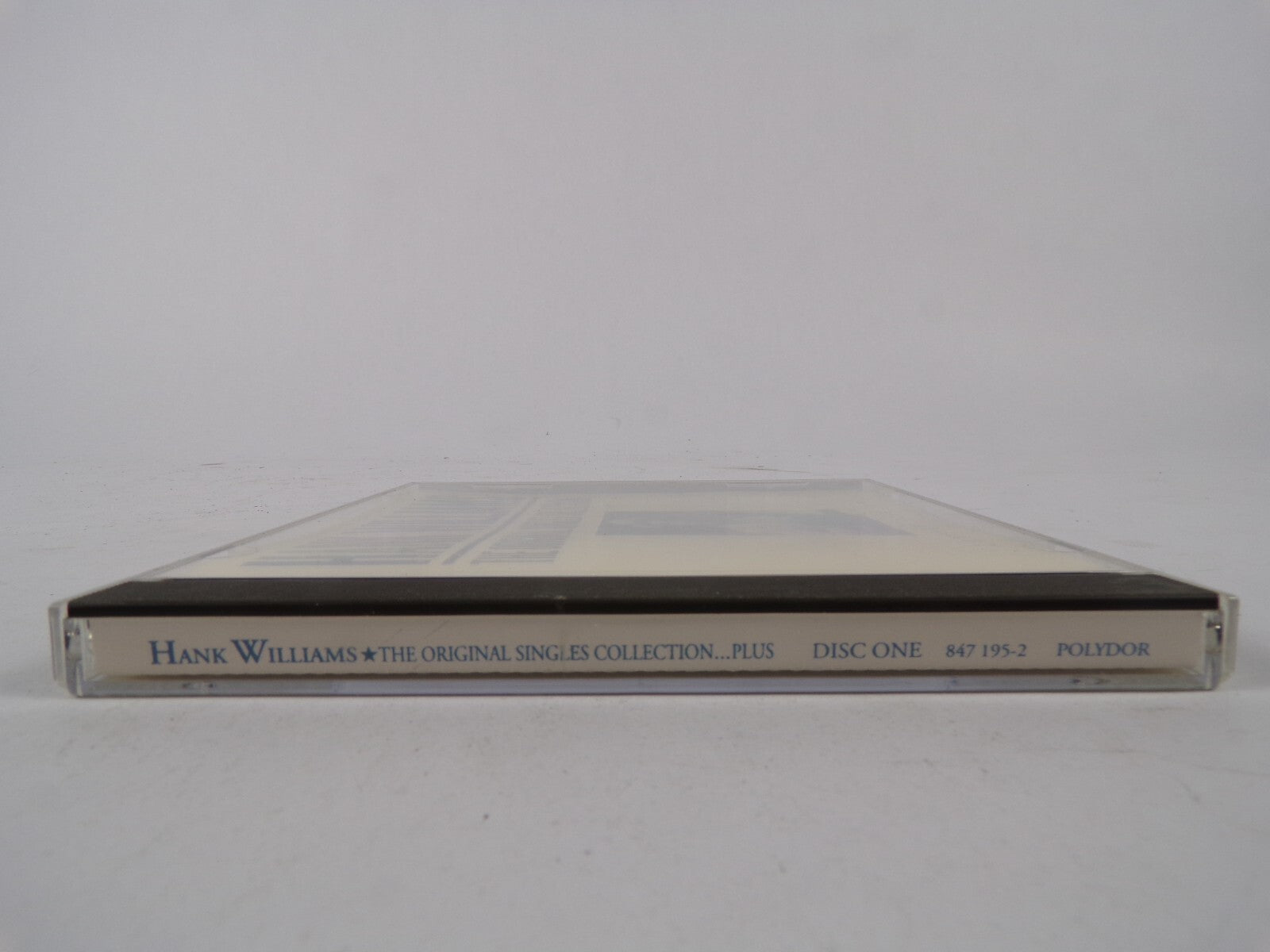 Hank Williams The Original Singles Collection Compact Disc One Honky Tonki CD#39