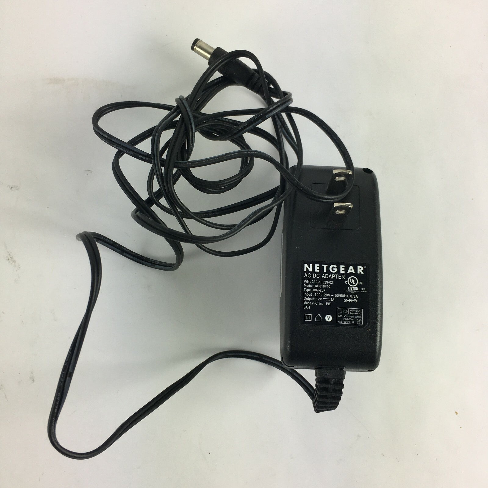 Genuine Net Gear AD810F10 Output 12V 1 A Power Supply Adapter A50