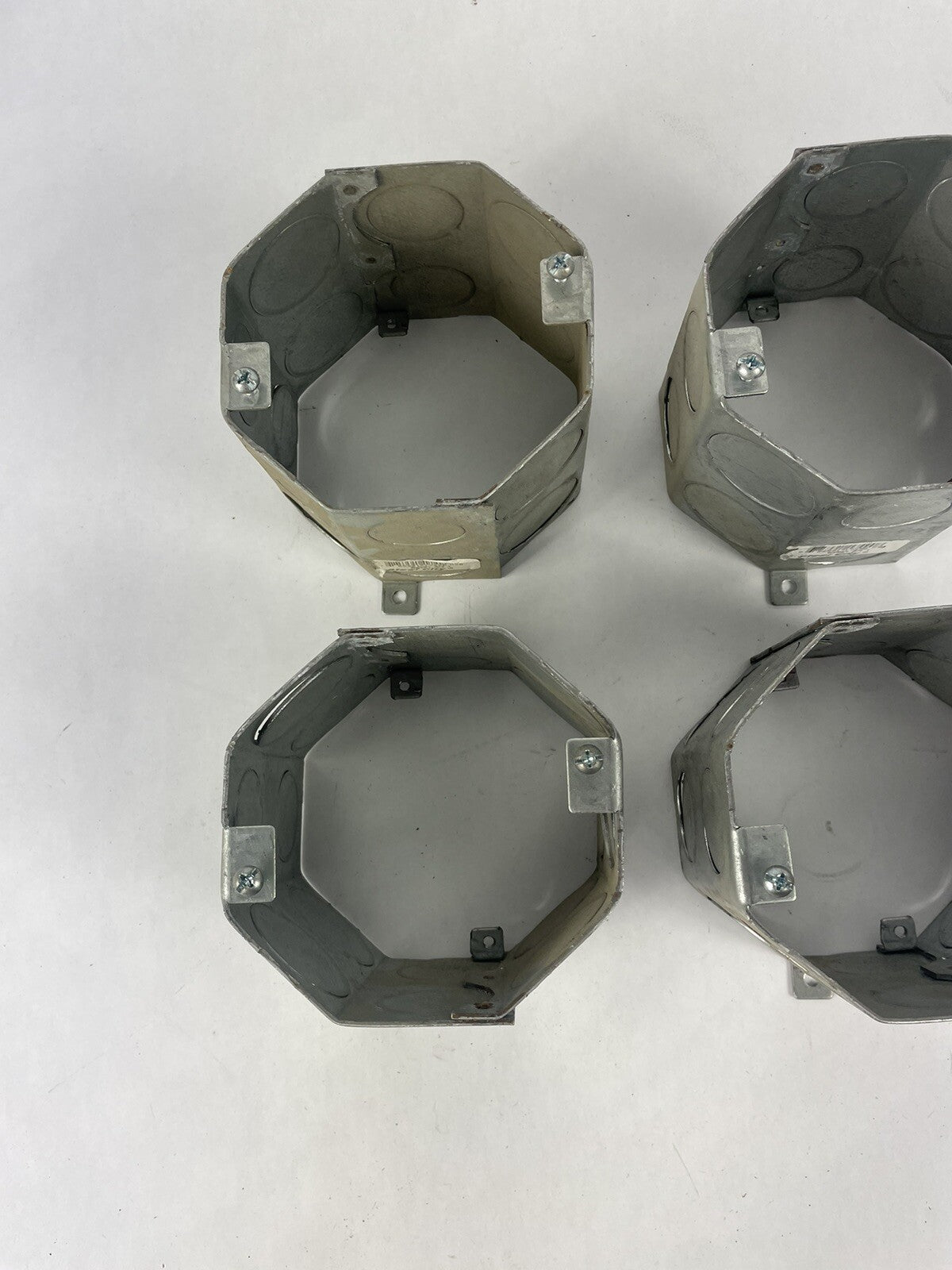 Steel City 54561 3/4 1 Concrete Outlet Masonry Box Steel 4 pack - Lot of  4