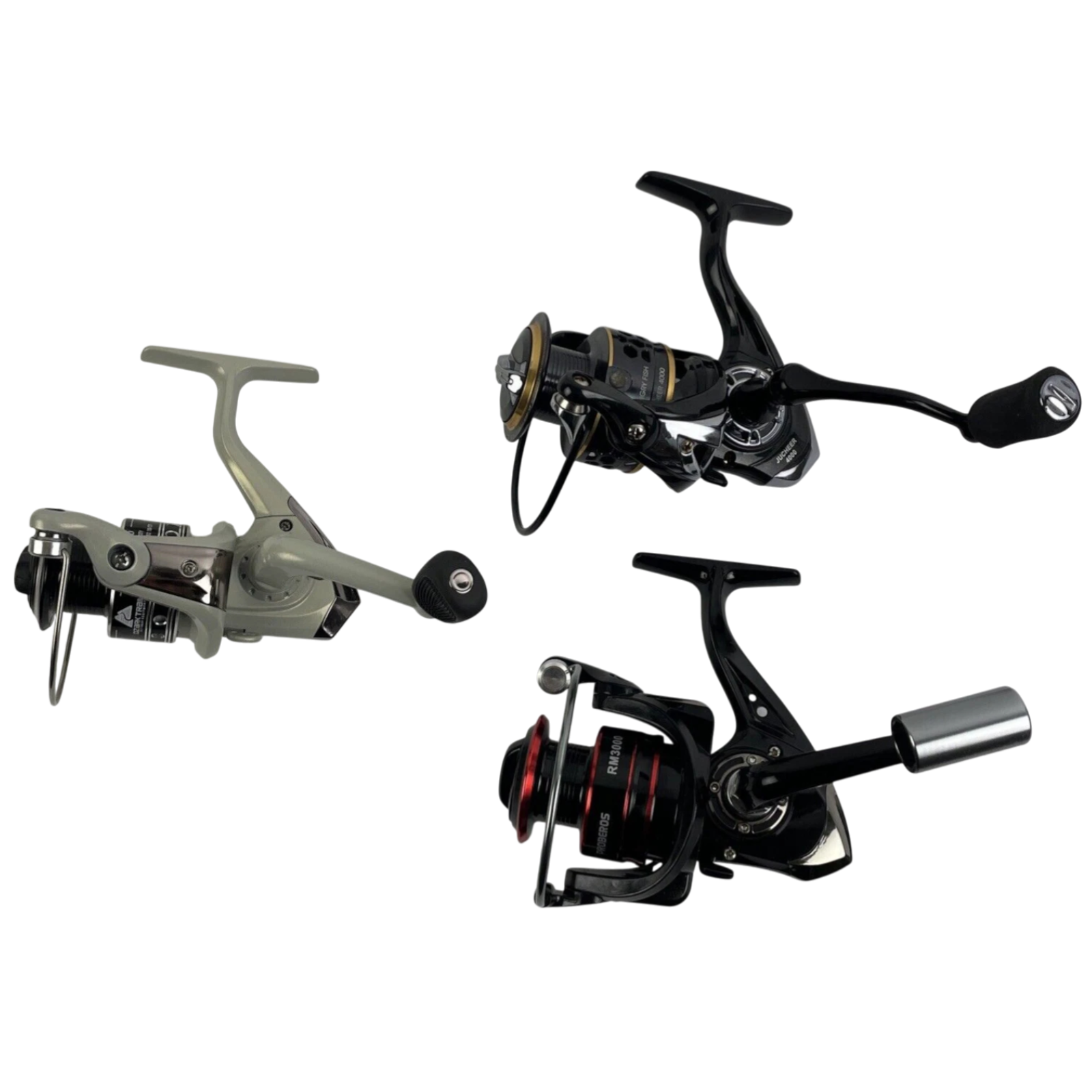 3 x Angry Fish Proberos + Spinning Reel 5.2:1 High Speed Salt/Freshwater Reel