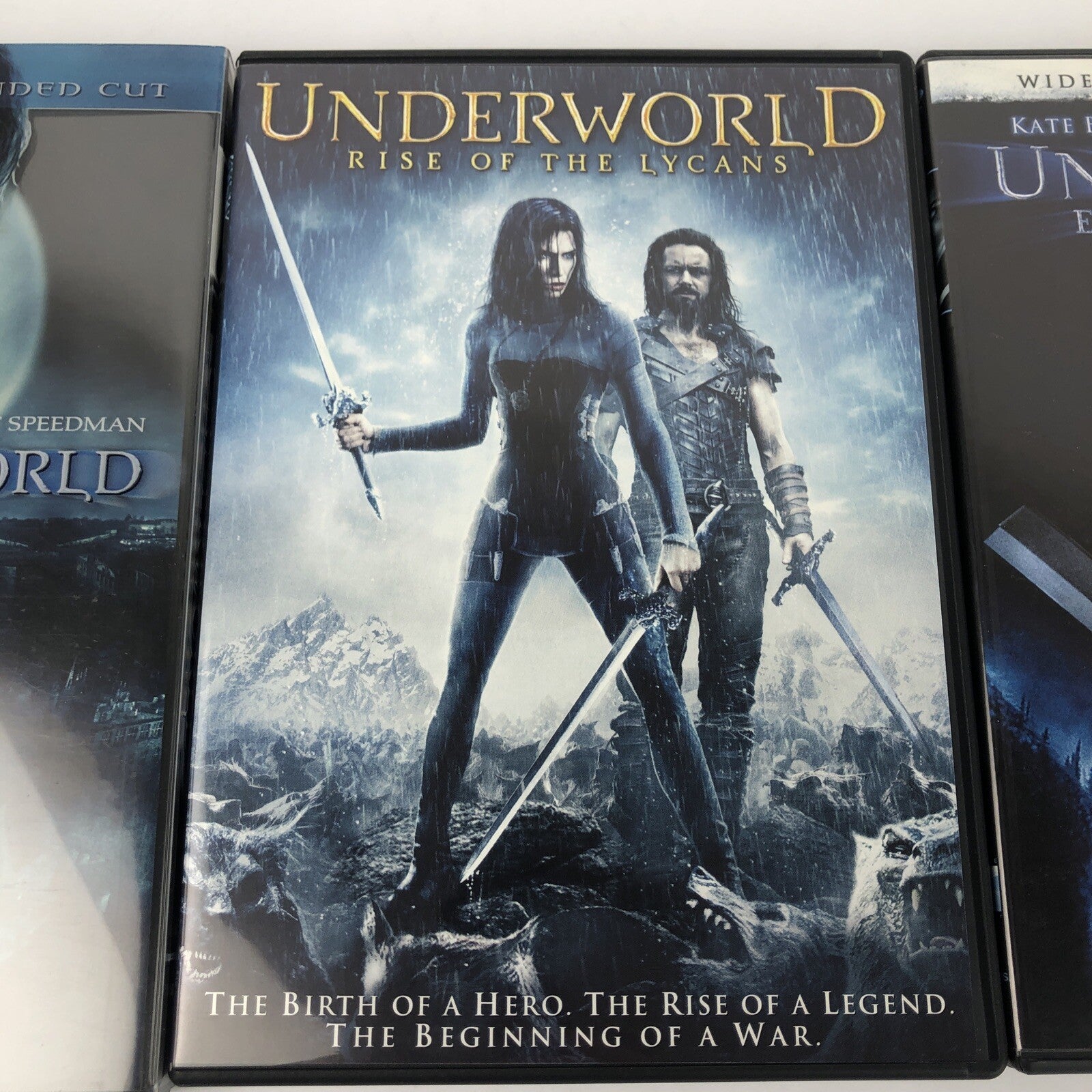 3 x Underworld Series DVD's Kate Beckinsale * Rise of the Lycans * EVOLUTION 