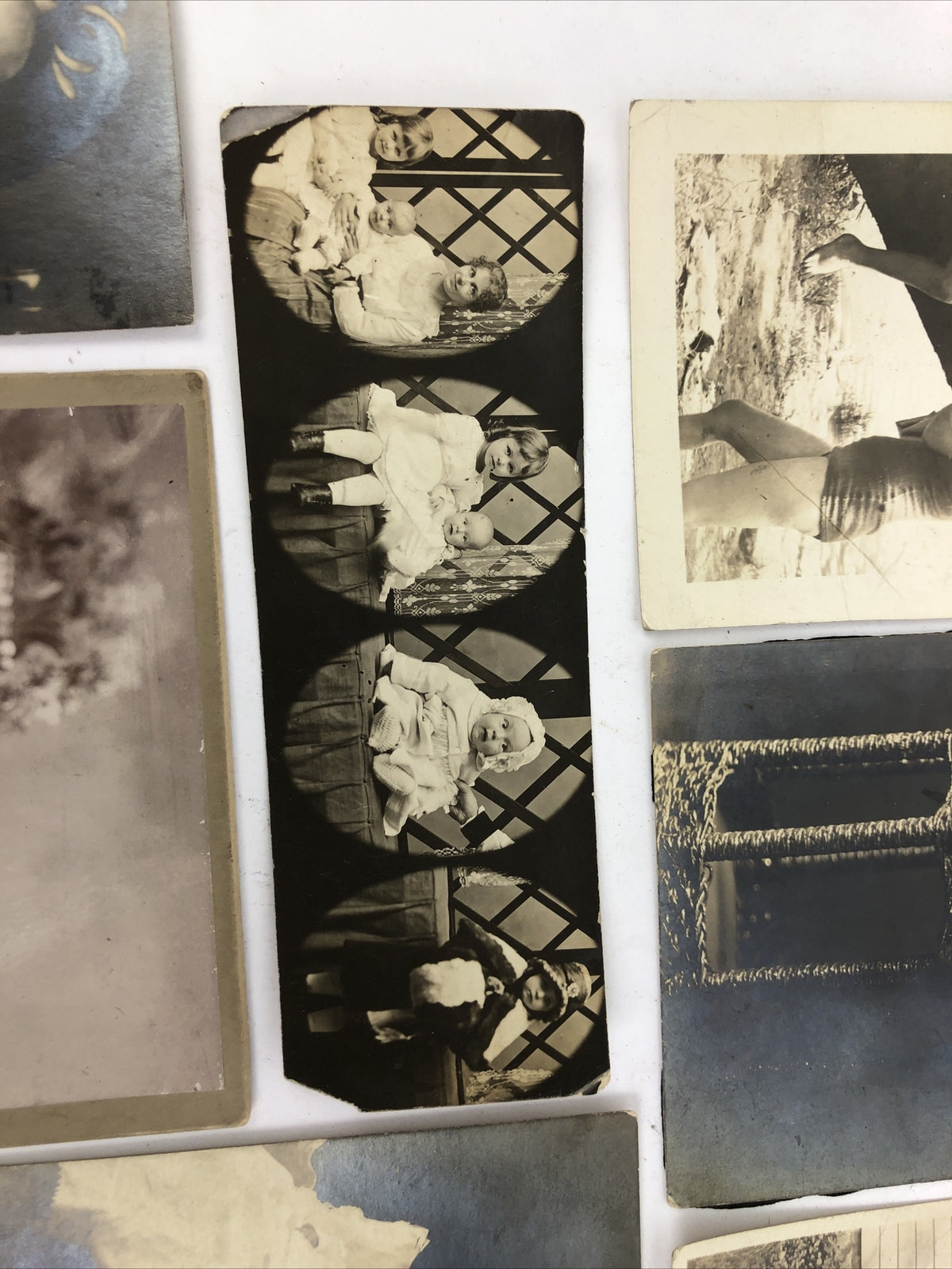 Antique Victorian Cabinet Cards Assorted Lot of 10- Young Women and Men - Baby