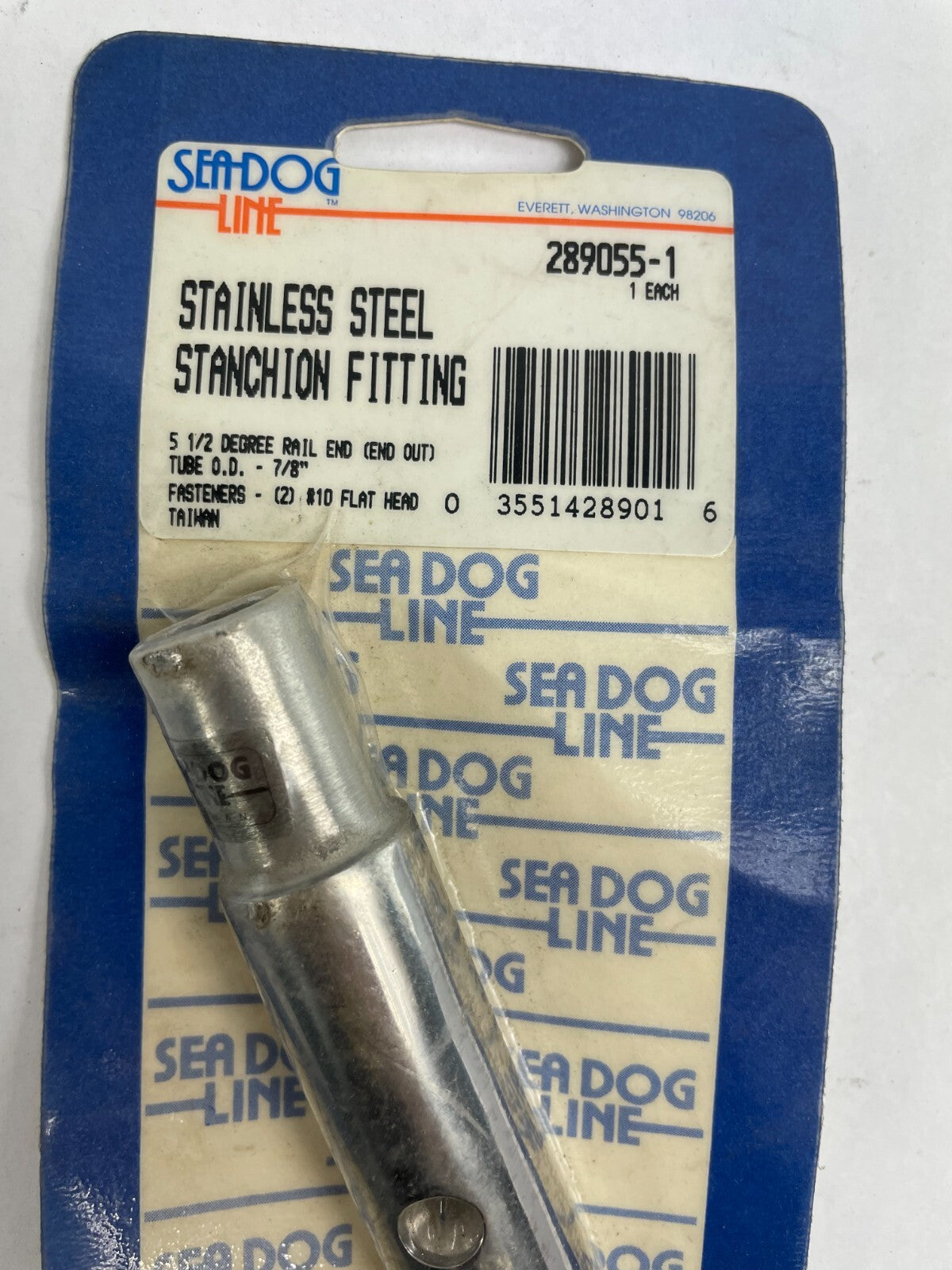 Sea Dog Line Stainless Steel Stanchion Fitting Degree Rail End