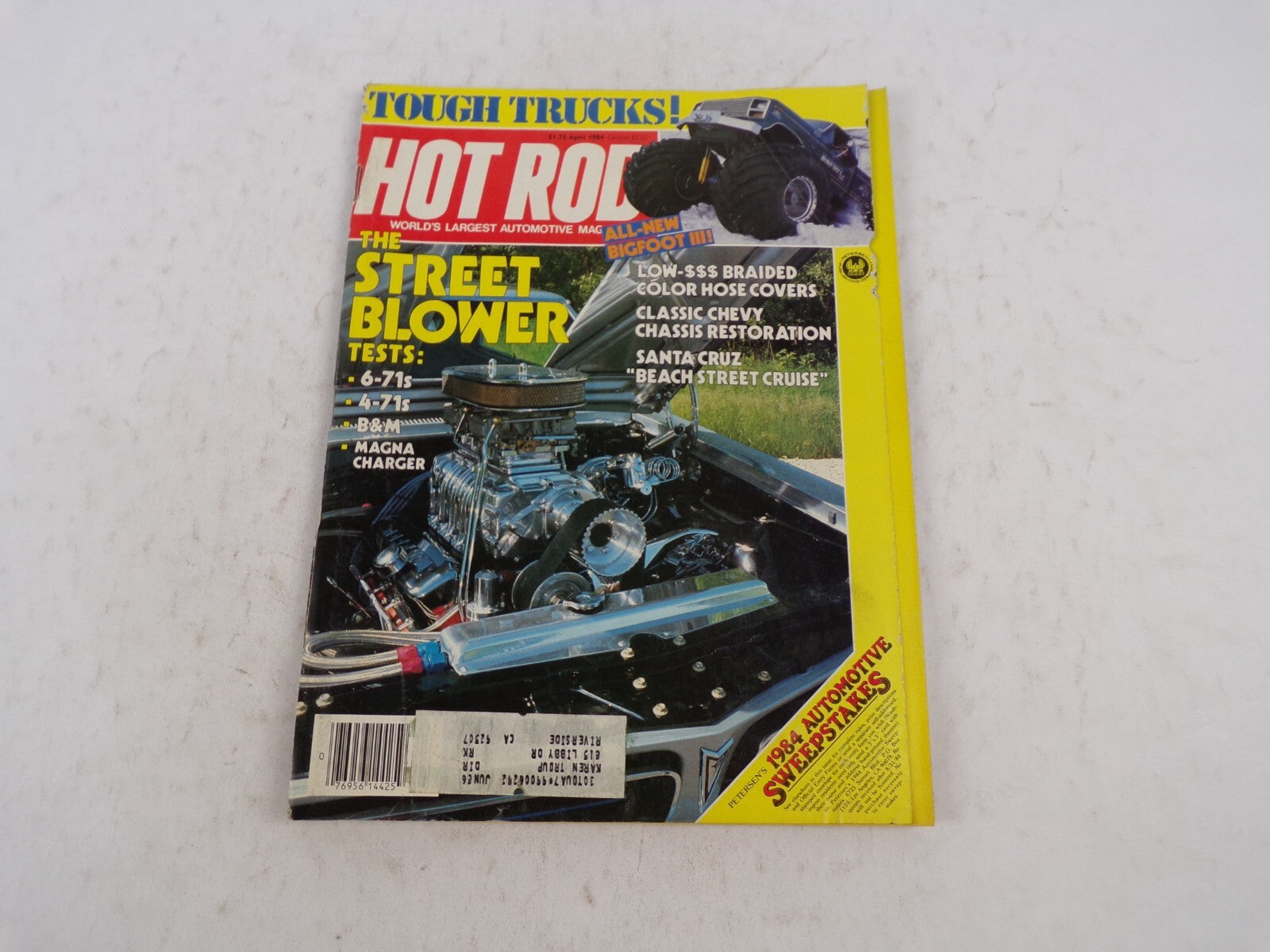 June 1986 Hot Rodding Magazine The Street Blower Tests: Tough Trucks! World's L