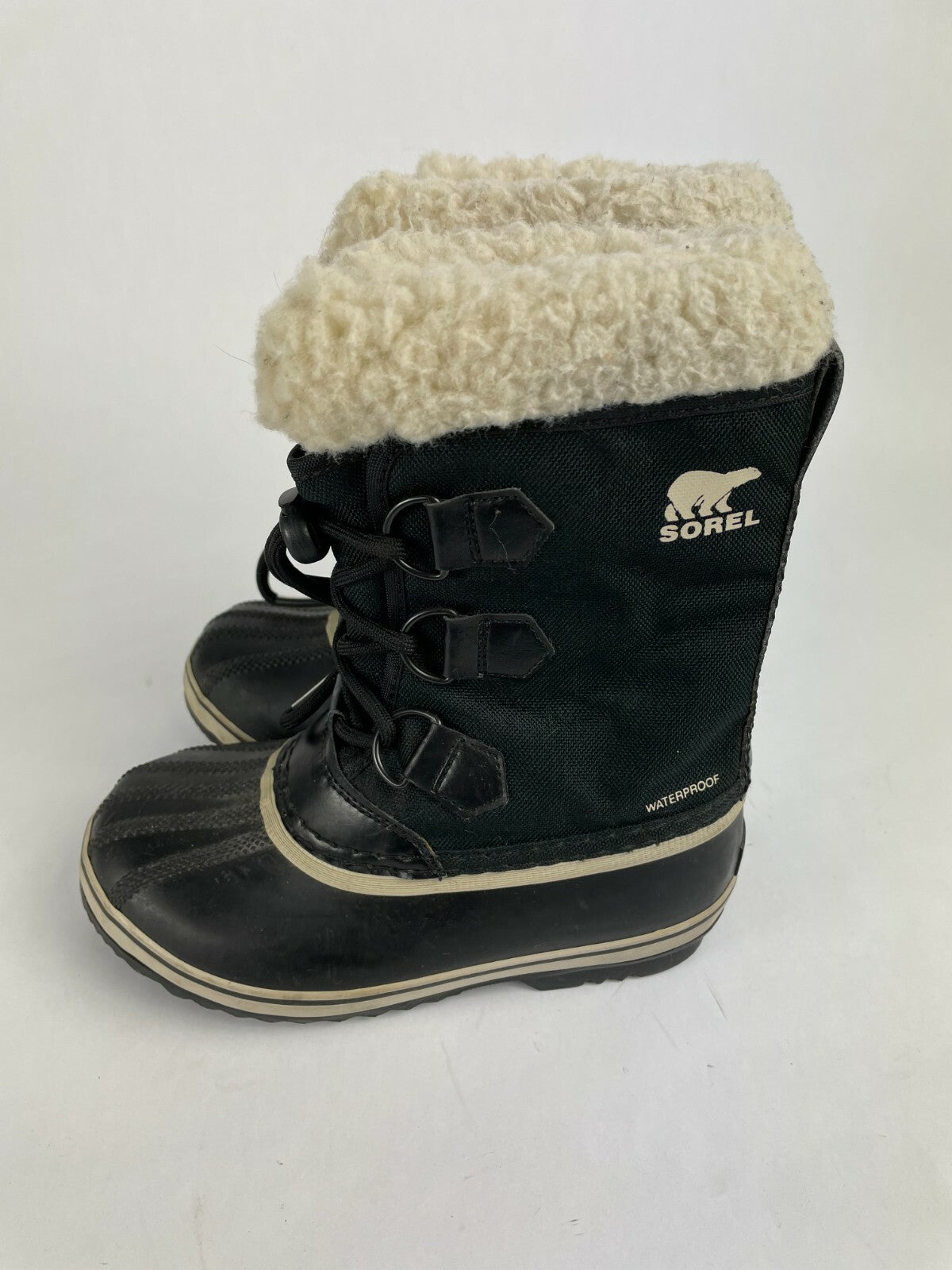 Sorel Chelsea Hand Crafted Natural Rubber Waterproof Black UK 13 EUR 32 Shoe M1