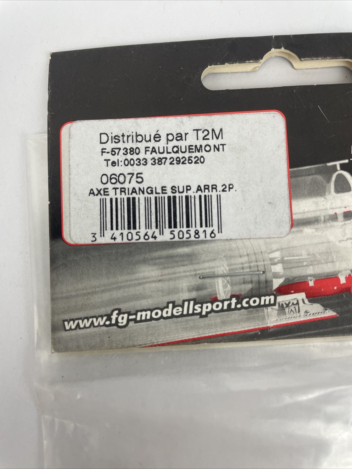 REAR UPPER WISHBONE PIN w C Clips FG Modellsport Made in Germany